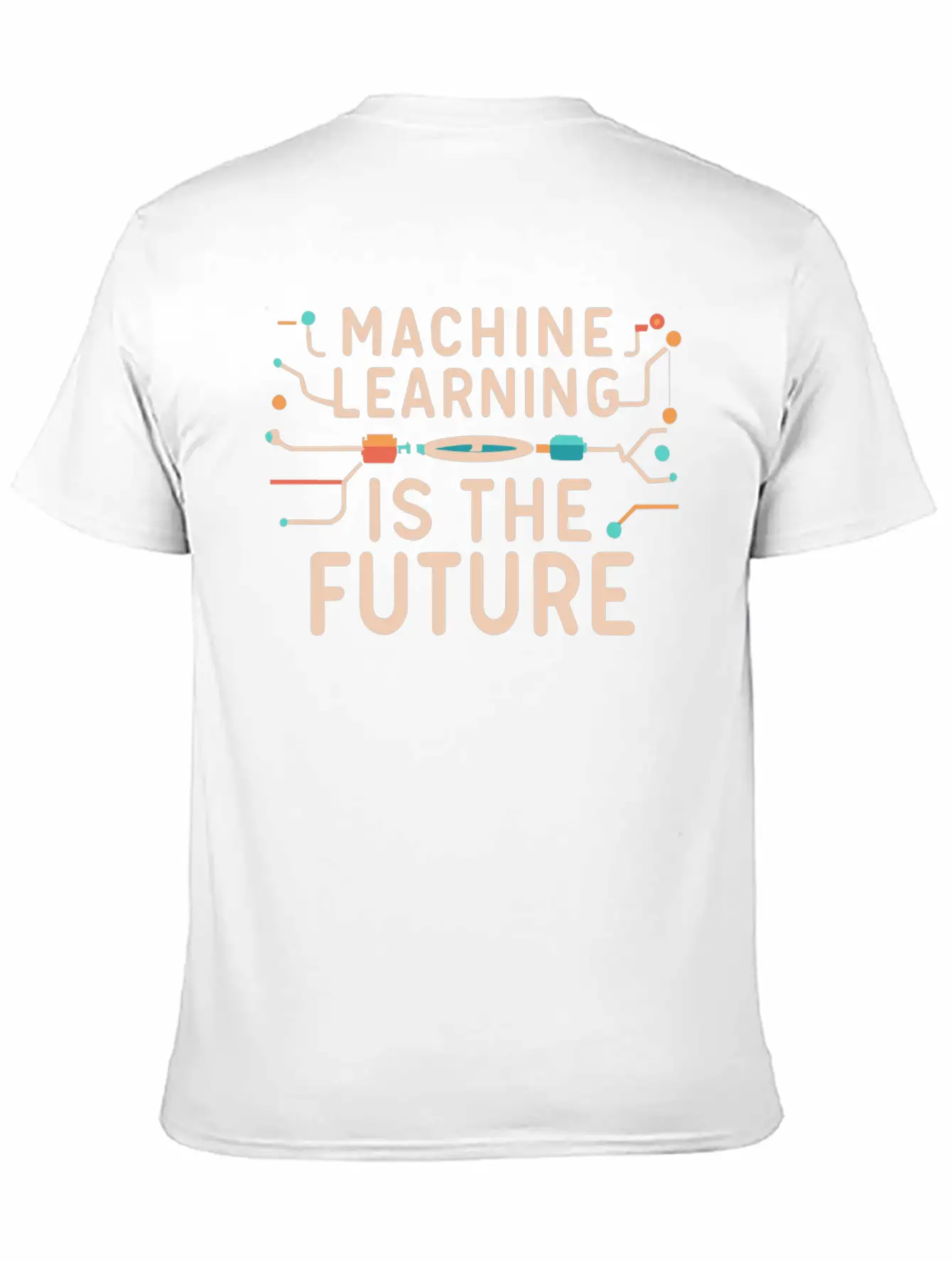 Machine Learning Is The Future Unisex Short Sleeve Soft Cotton T-Shirt – Casual Everyday Wear