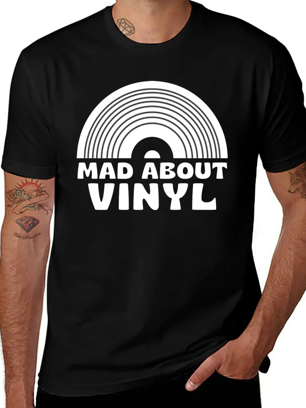 Mad About Vinyl Unisex Casual T-Shirt – Clean Design For Daily Comfort