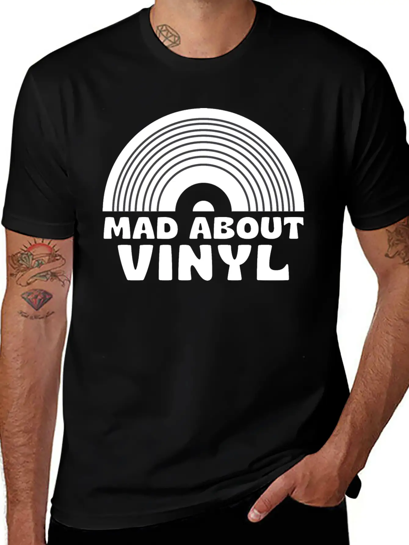 Mad About Vinyl Unisex Casual T-Shirt – Clean Design For Daily Comfort