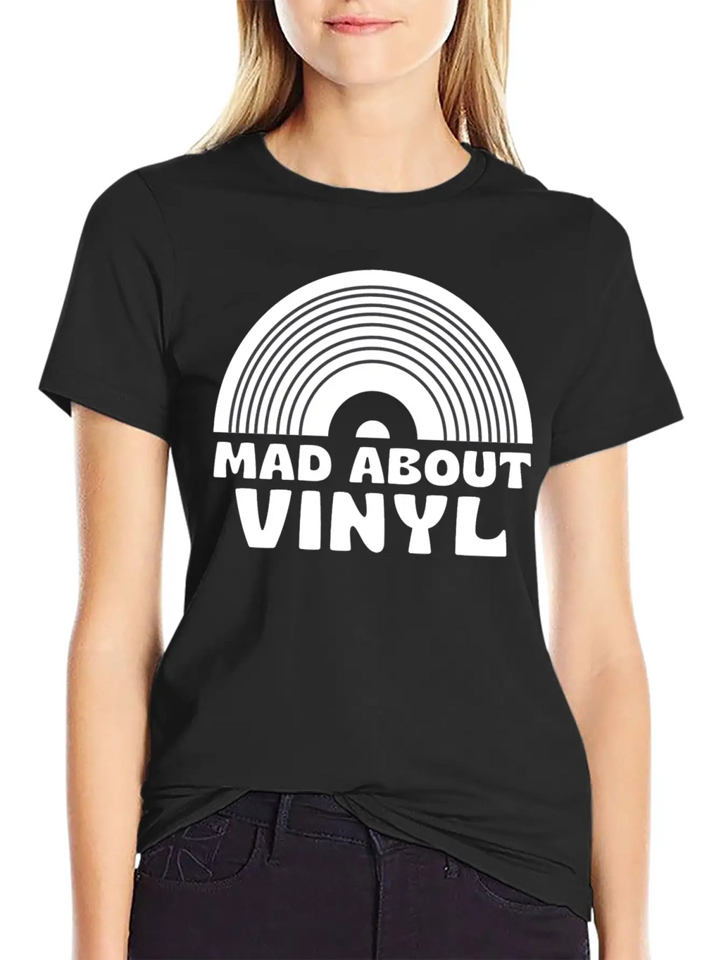 Mad About Vinyl Unisex Casual T-Shirt – Clean Design For Daily Comfort