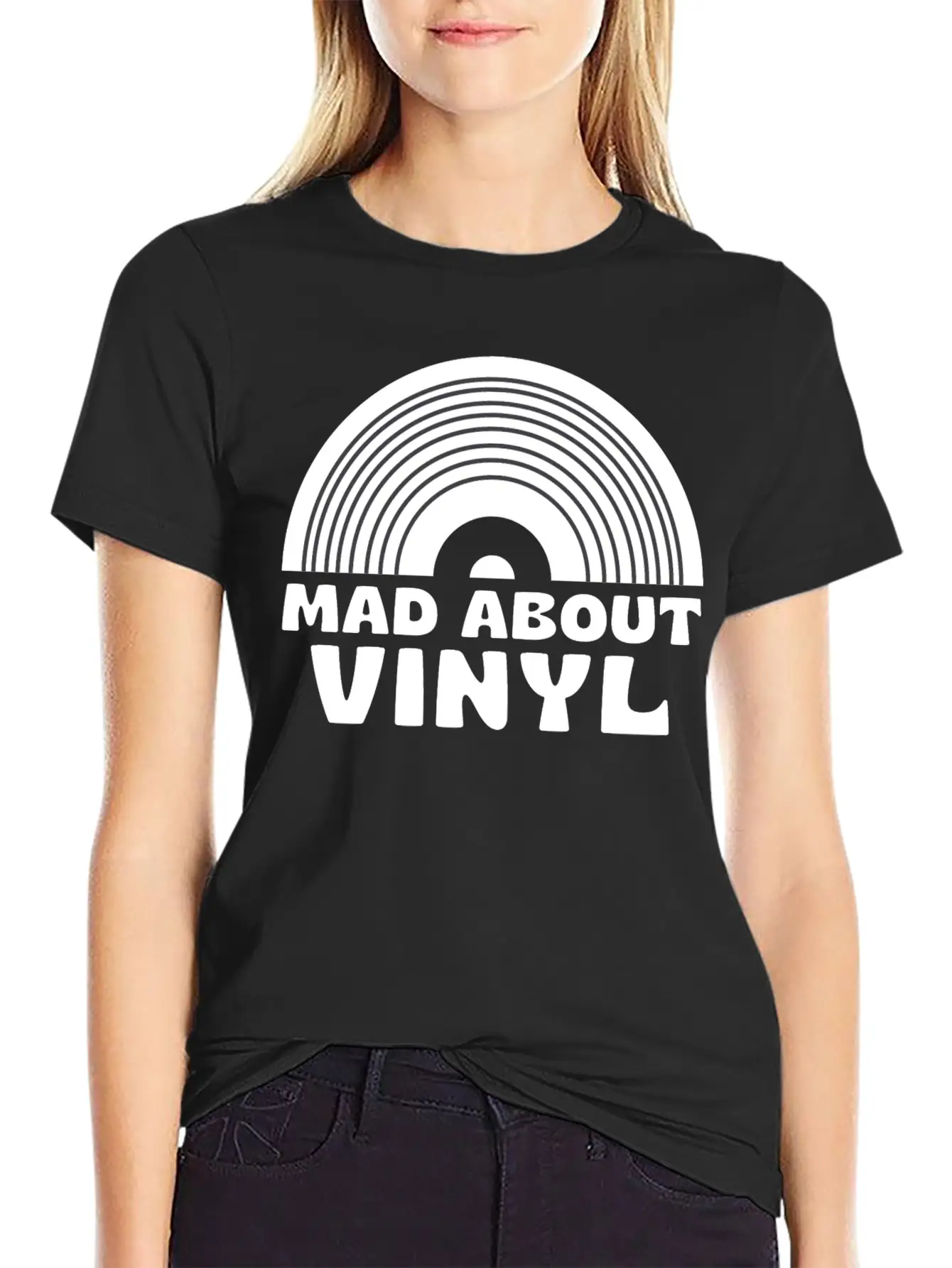 Mad About Vinyl Unisex Casual T-Shirt – Clean Design For Daily Comfort