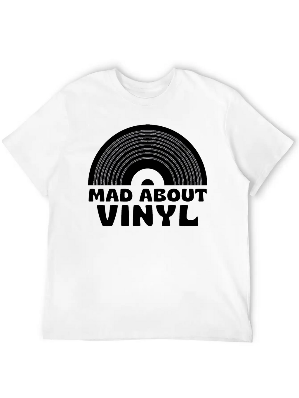 Mad About Vinyl Unisex Casual T-Shirt – Clean Design For Daily Comfort