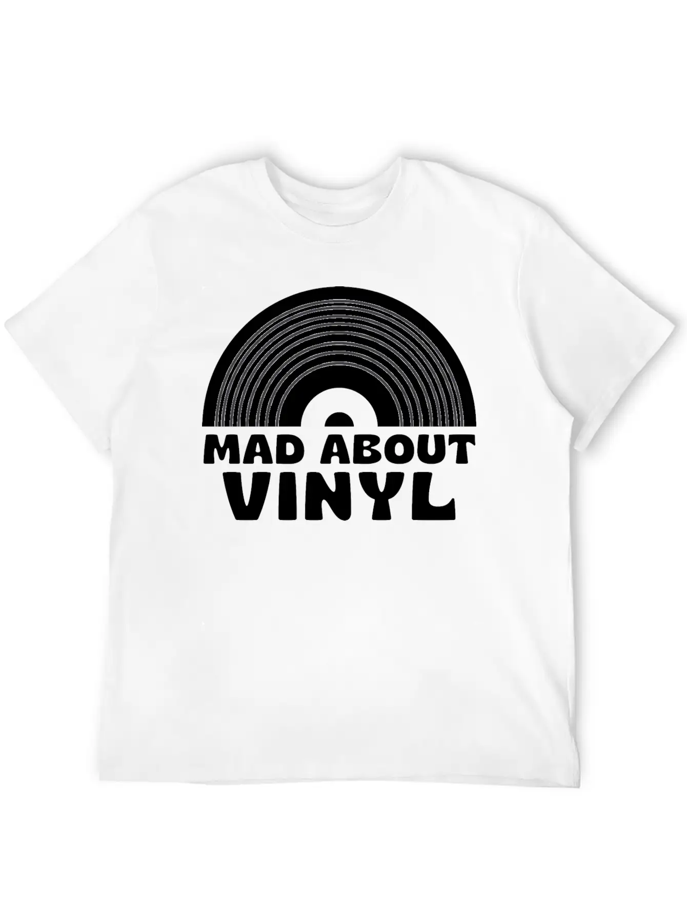 Mad About Vinyl Unisex Casual T-Shirt – Clean Design For Daily Comfort