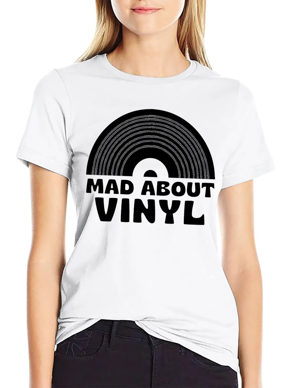Mad About Vinyl Unisex Casual T-Shirt – Clean Design For Daily Comfort