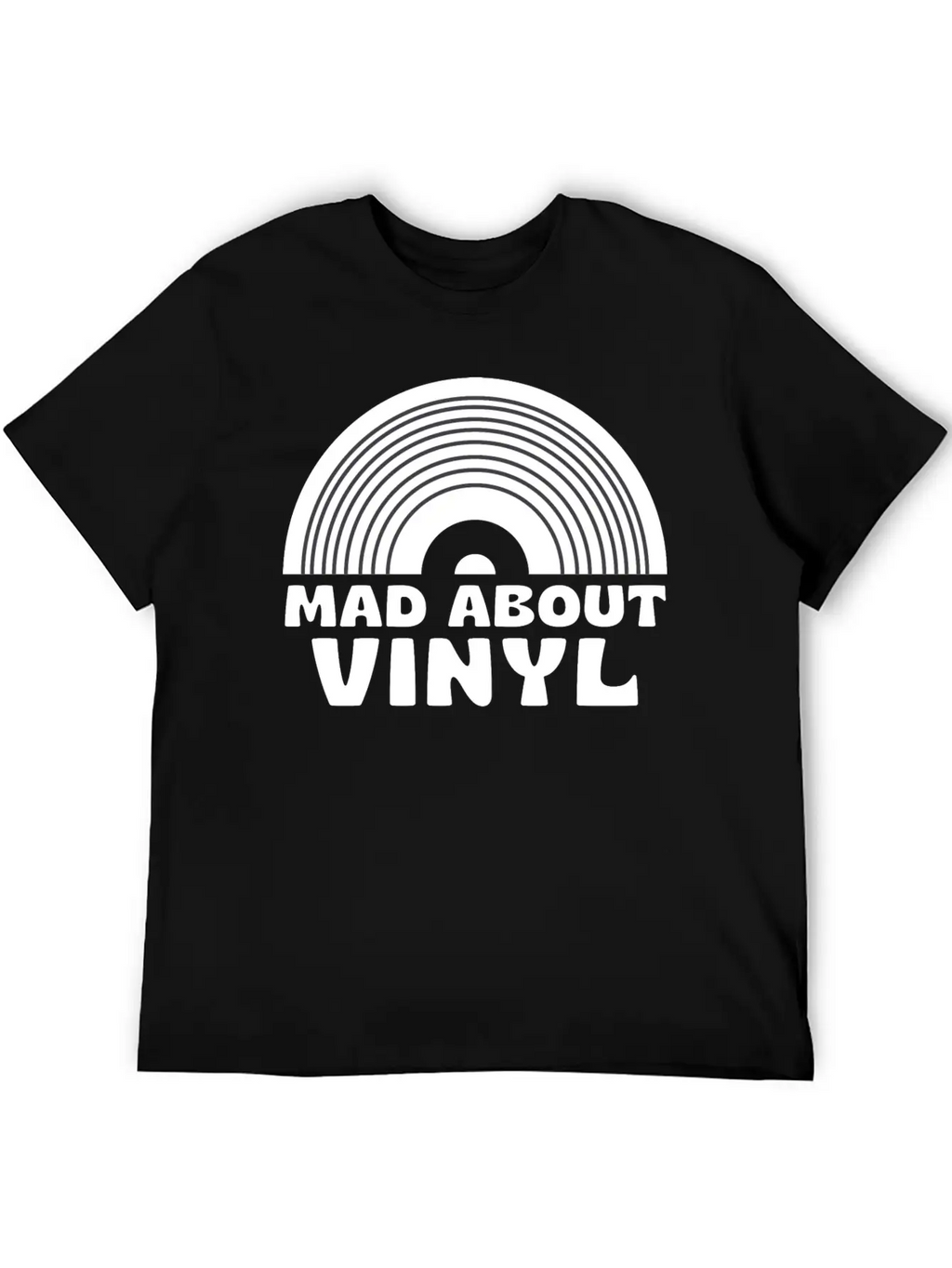 Mad About Vinyl Unisex Casual T-Shirt – Clean Design For Daily Comfort