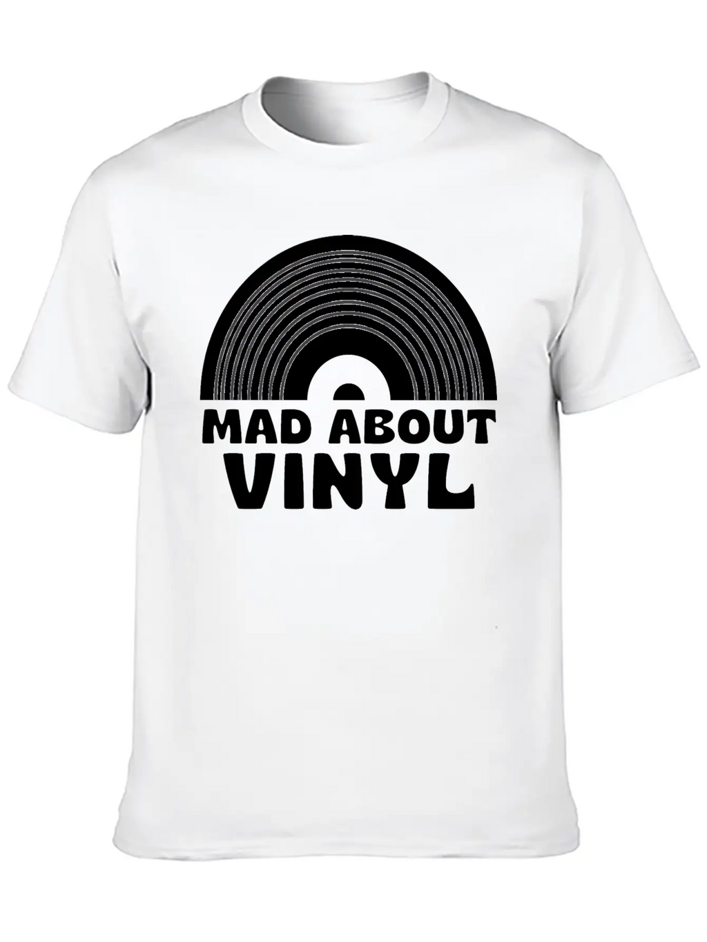 Mad About Vinyl Unisex Casual T-Shirt – Clean Design For Daily Comfort