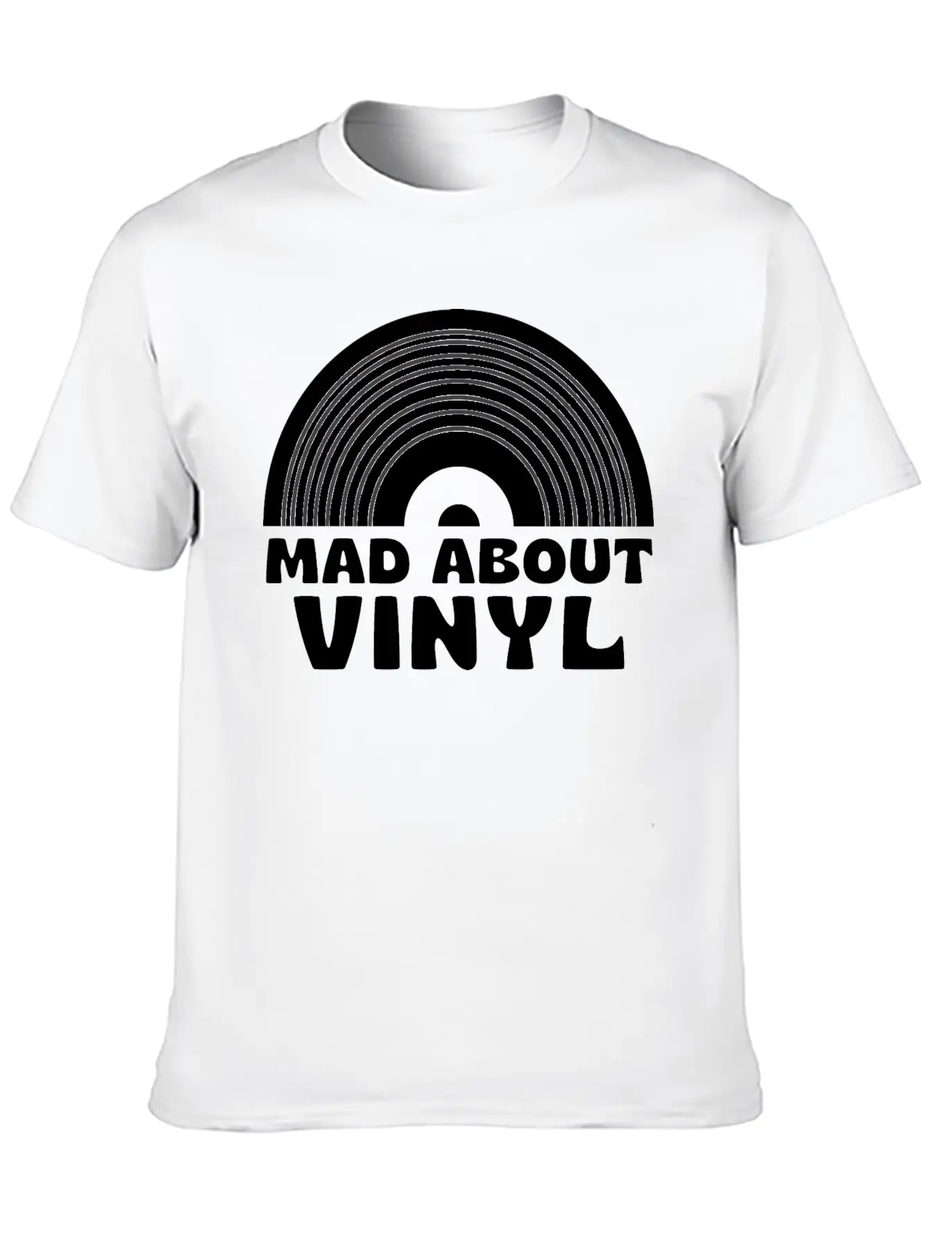 Mad About Vinyl Unisex Casual T-Shirt – Clean Design For Daily Comfort