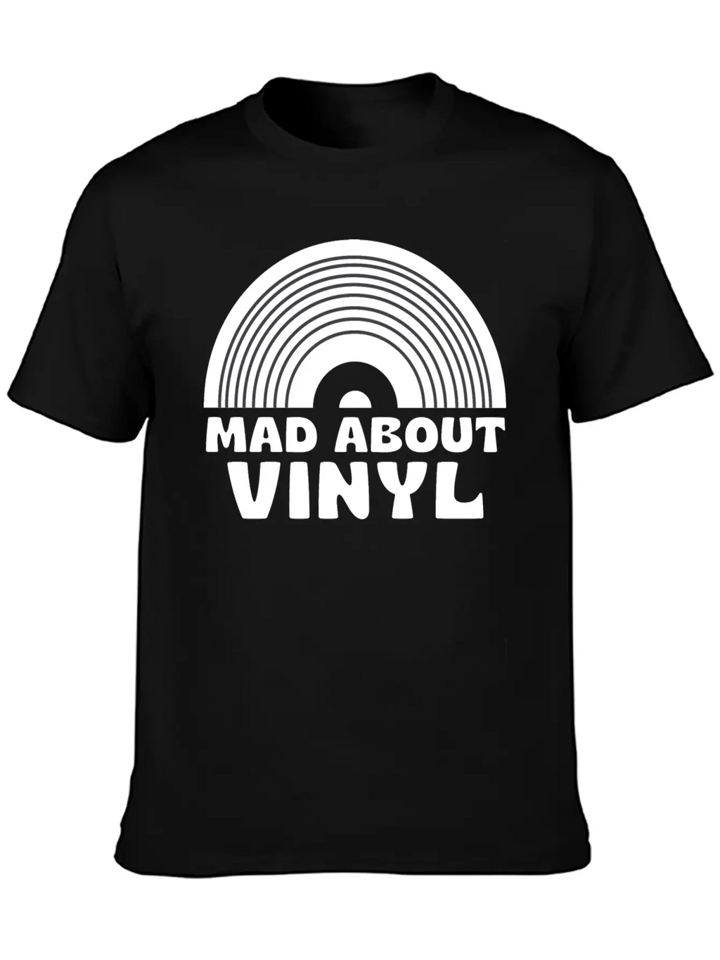Mad About Vinyl Unisex Casual T-Shirt – Clean Design For Daily Comfort