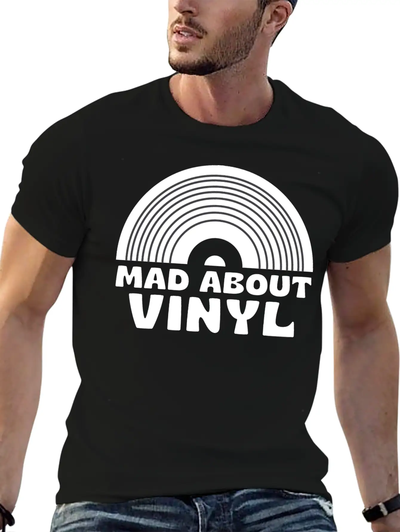 Mad About Vinyl Unisex Casual T-Shirt – Clean Design For Daily Comfort