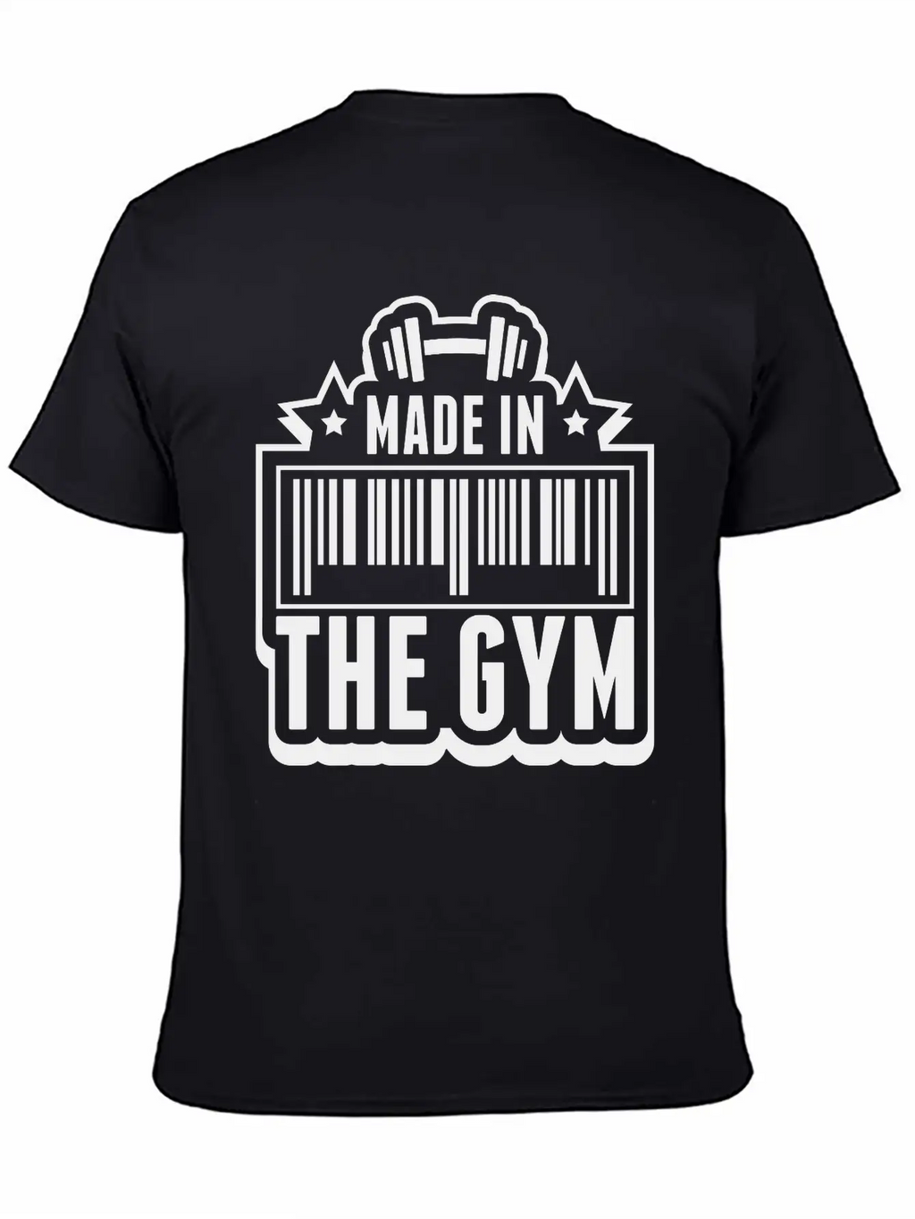 Made_in_the_gym_va1 Unisex Casual T-Shirt – Clean Design For Daily Comfort