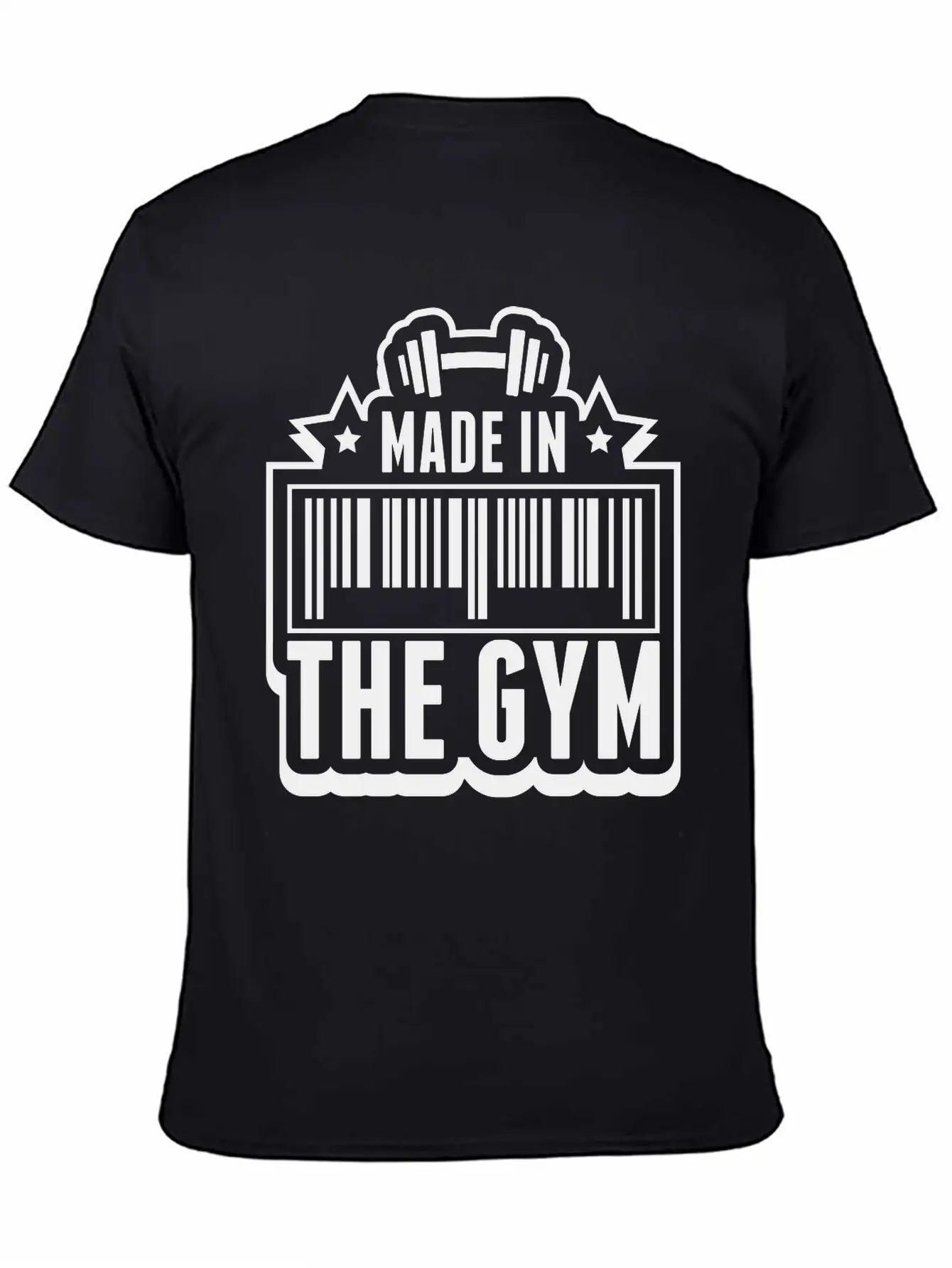 Made_in_the_gym_va1 Unisex Casual T-Shirt – Clean Design For Daily Comfort