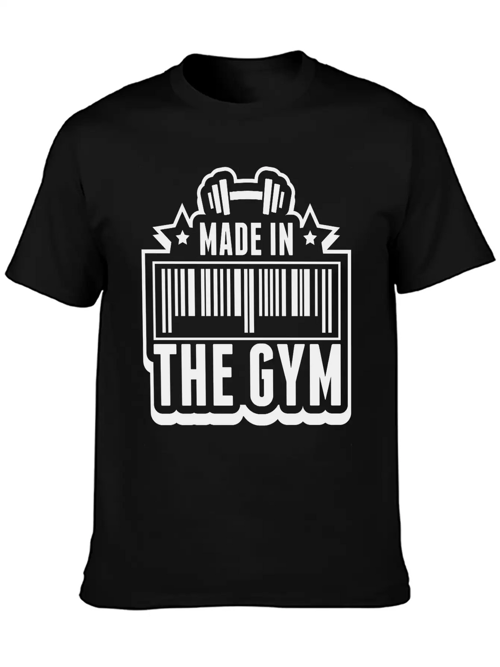 Made_in_the_gym_va1 Unisex Casual T-Shirt – Clean Design For Daily Comfort