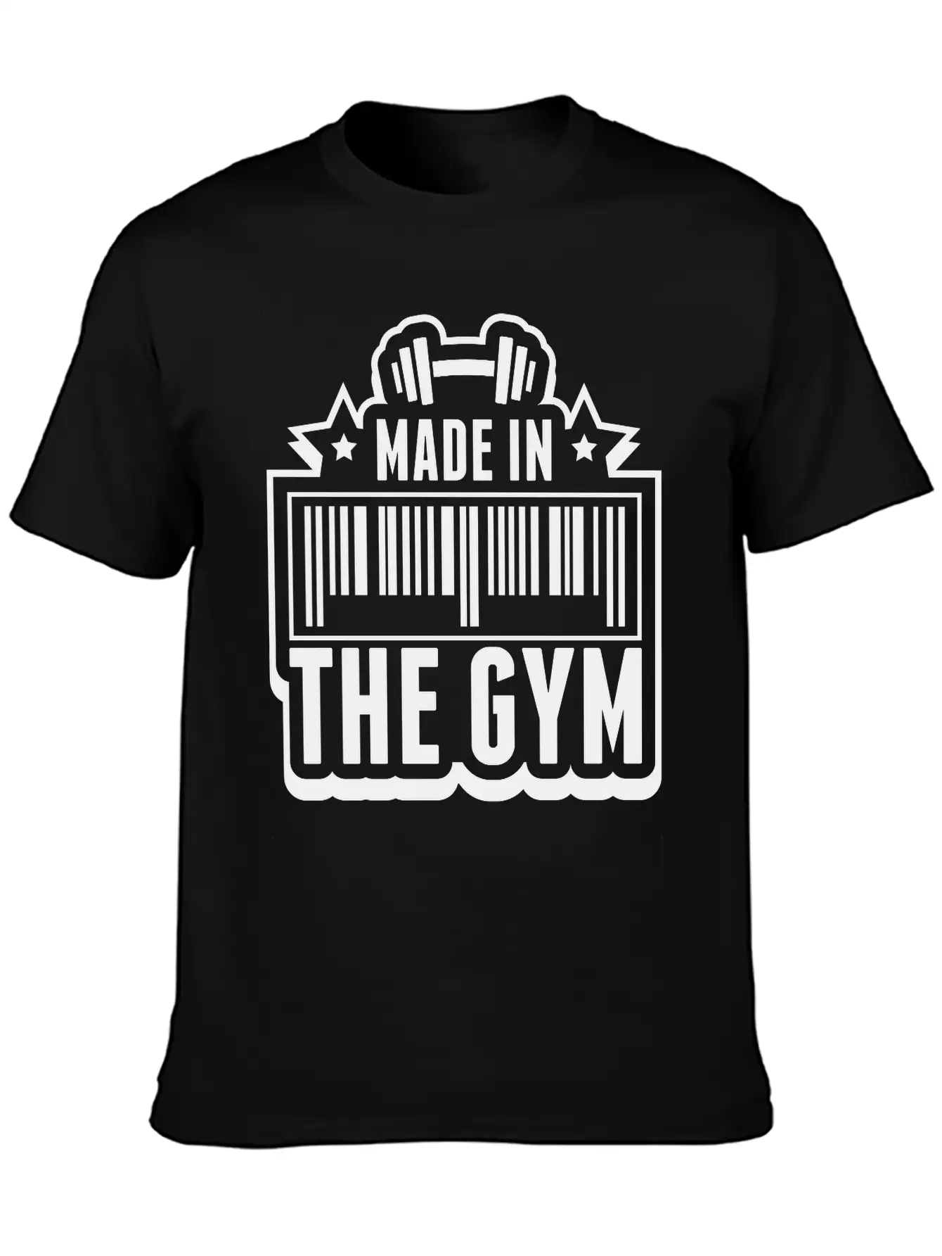 Made_in_the_gym_va1 Unisex Casual T-Shirt – Clean Design For Daily Comfort
