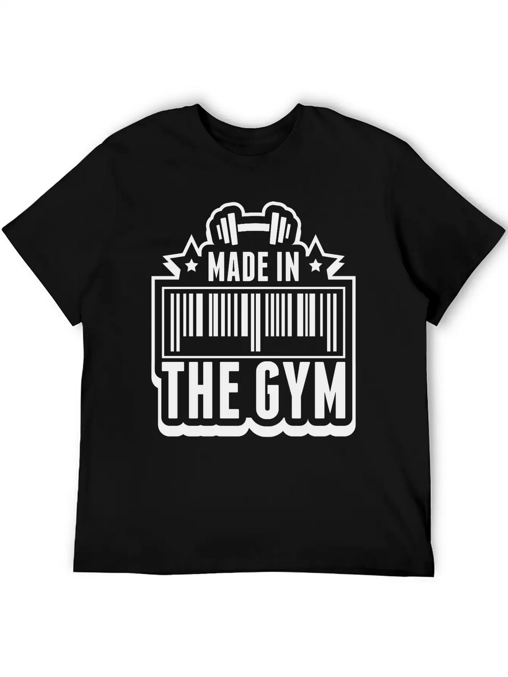 Made_in_the_gym_va1 Unisex Casual T-Shirt – Clean Design For Daily Comfort