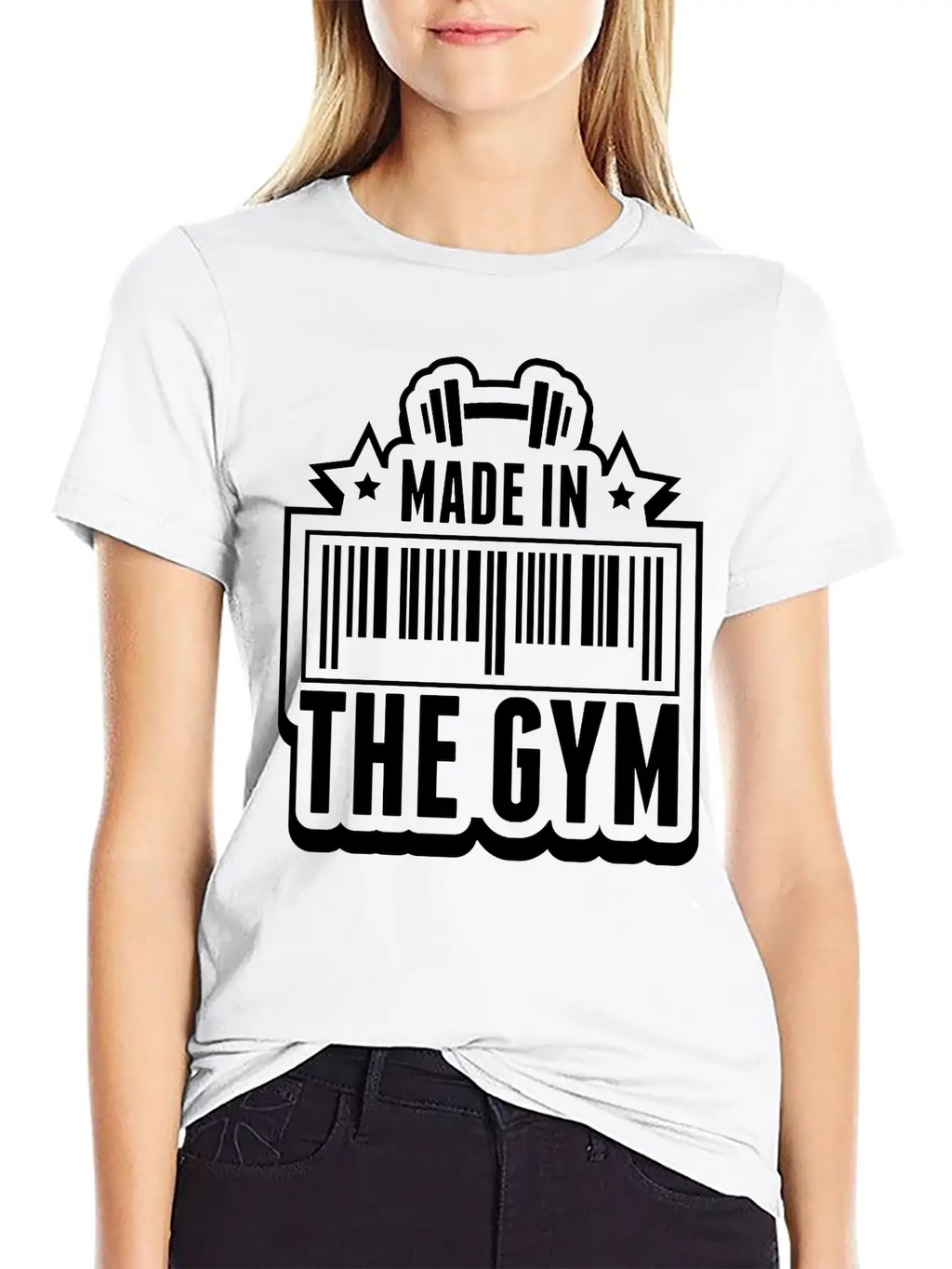 Made_in_the_gym_va1 Unisex Casual T-Shirt – Clean Design For Daily Comfort