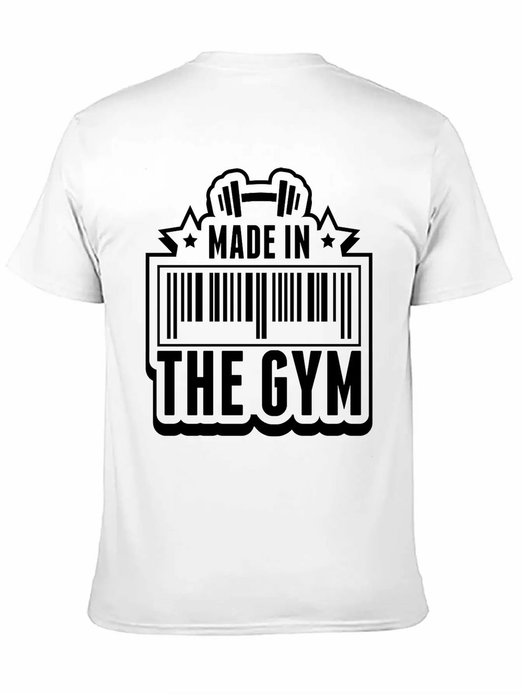 Made_in_the_gym_va1 Unisex Casual T-Shirt – Clean Design For Daily Comfort