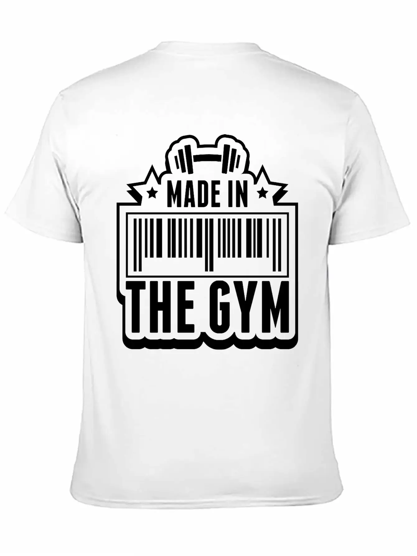 Made_in_the_gym_va1 Unisex Casual T-Shirt – Clean Design For Daily Comfort