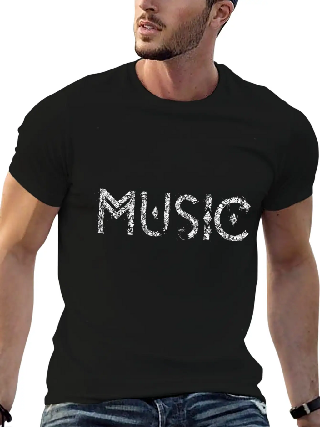Magical Music White Ver Unisex Casual T-Shirt – Clean Design For Daily Comfort