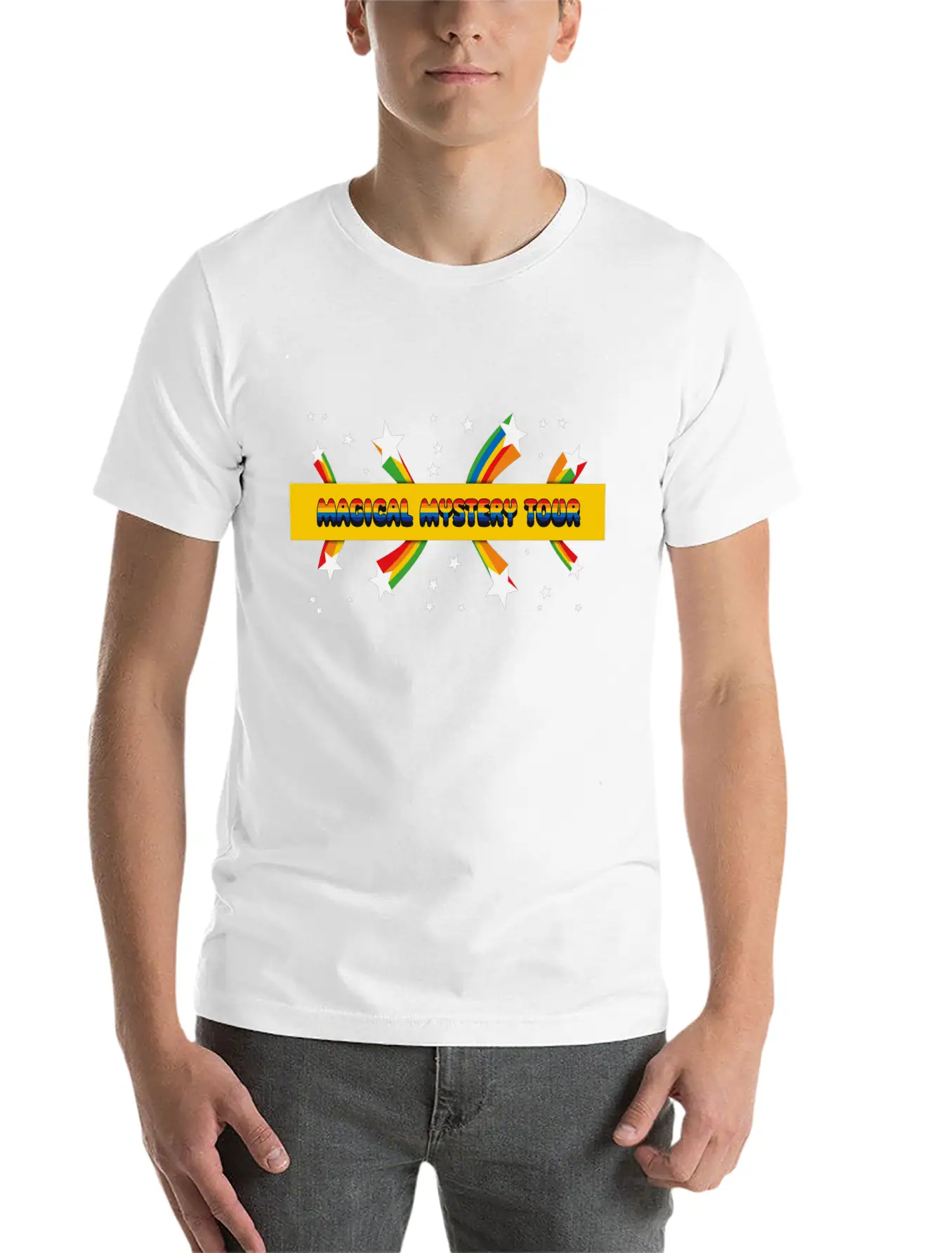 Magical Mystery Tour Logo Essential Cotton Tee For Daily Outfits – Unisex Style
