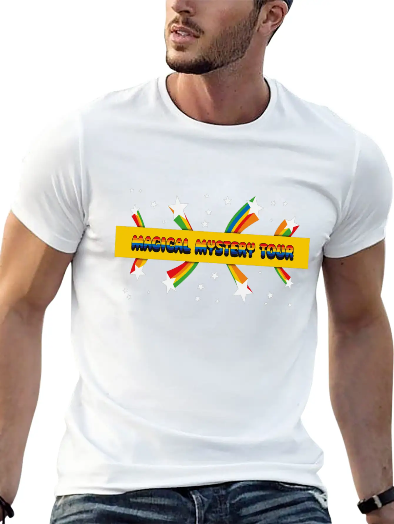 Magical Mystery Tour Logo Essential Cotton Tee For Daily Outfits – Unisex Style