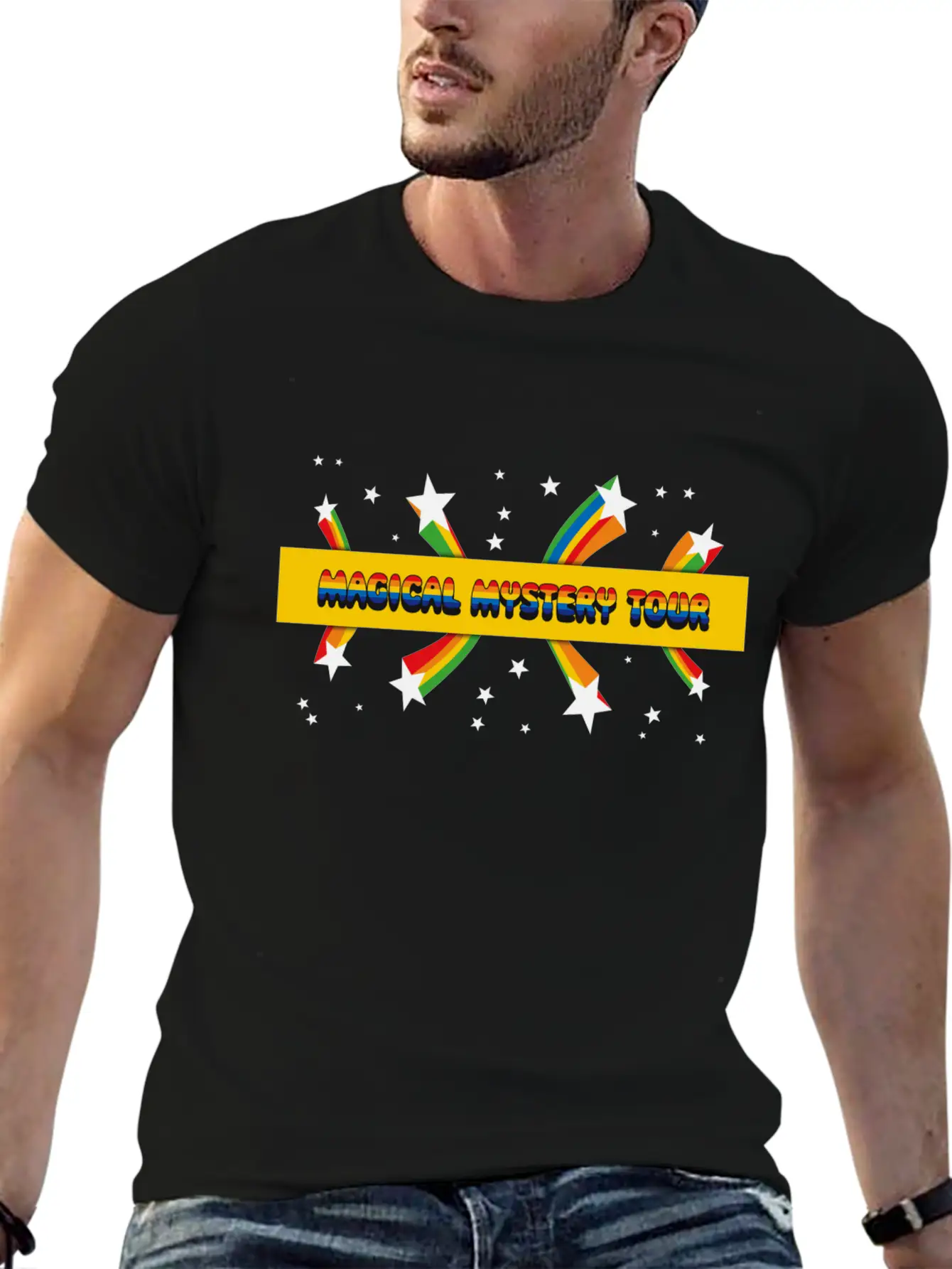 Magical Mystery Tour Logo Essential Cotton Tee For Daily Outfits – Unisex Style