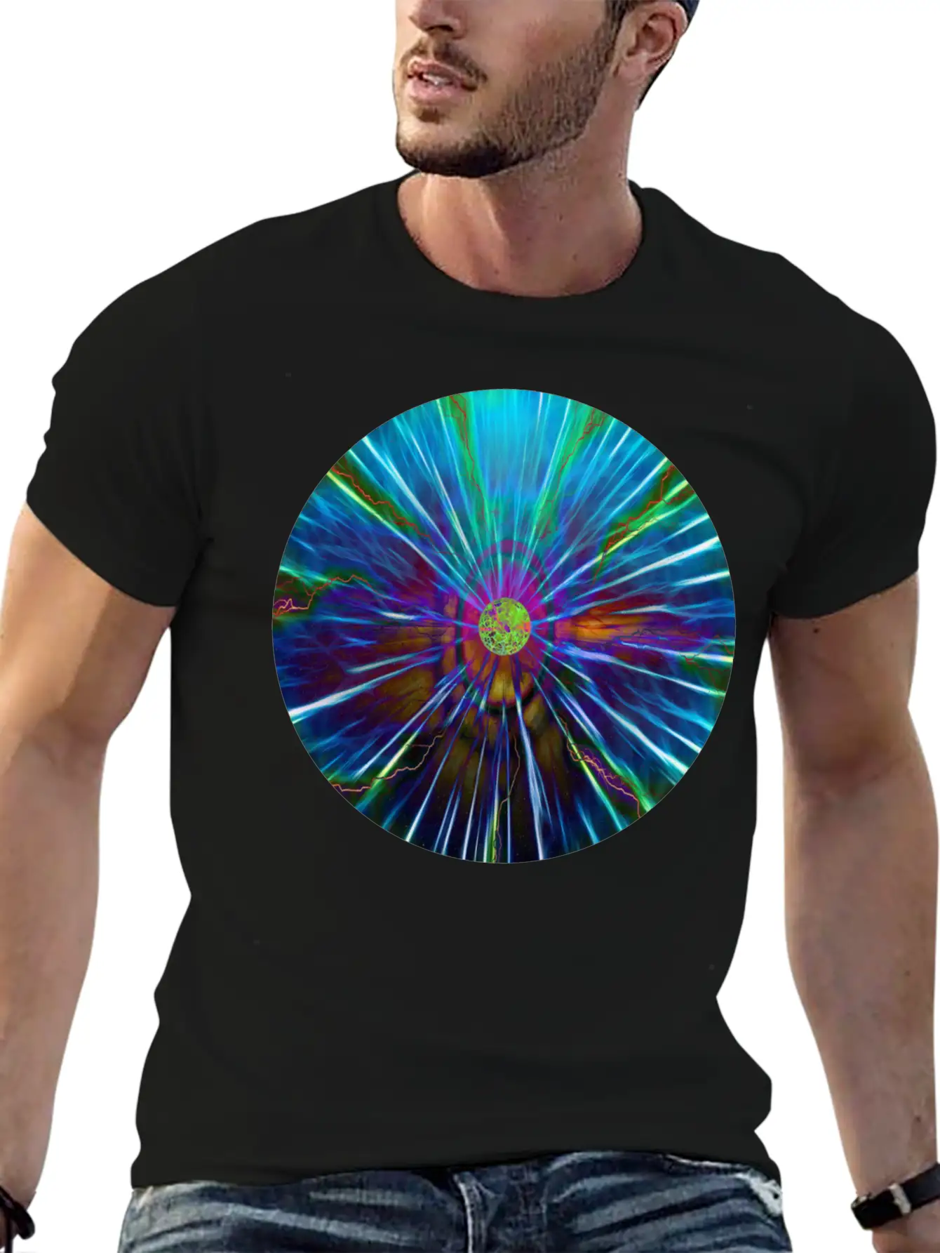 Magnetic Field Sphere Stylish Everyday T-Shirt – Unisex Basic Cotton Tee