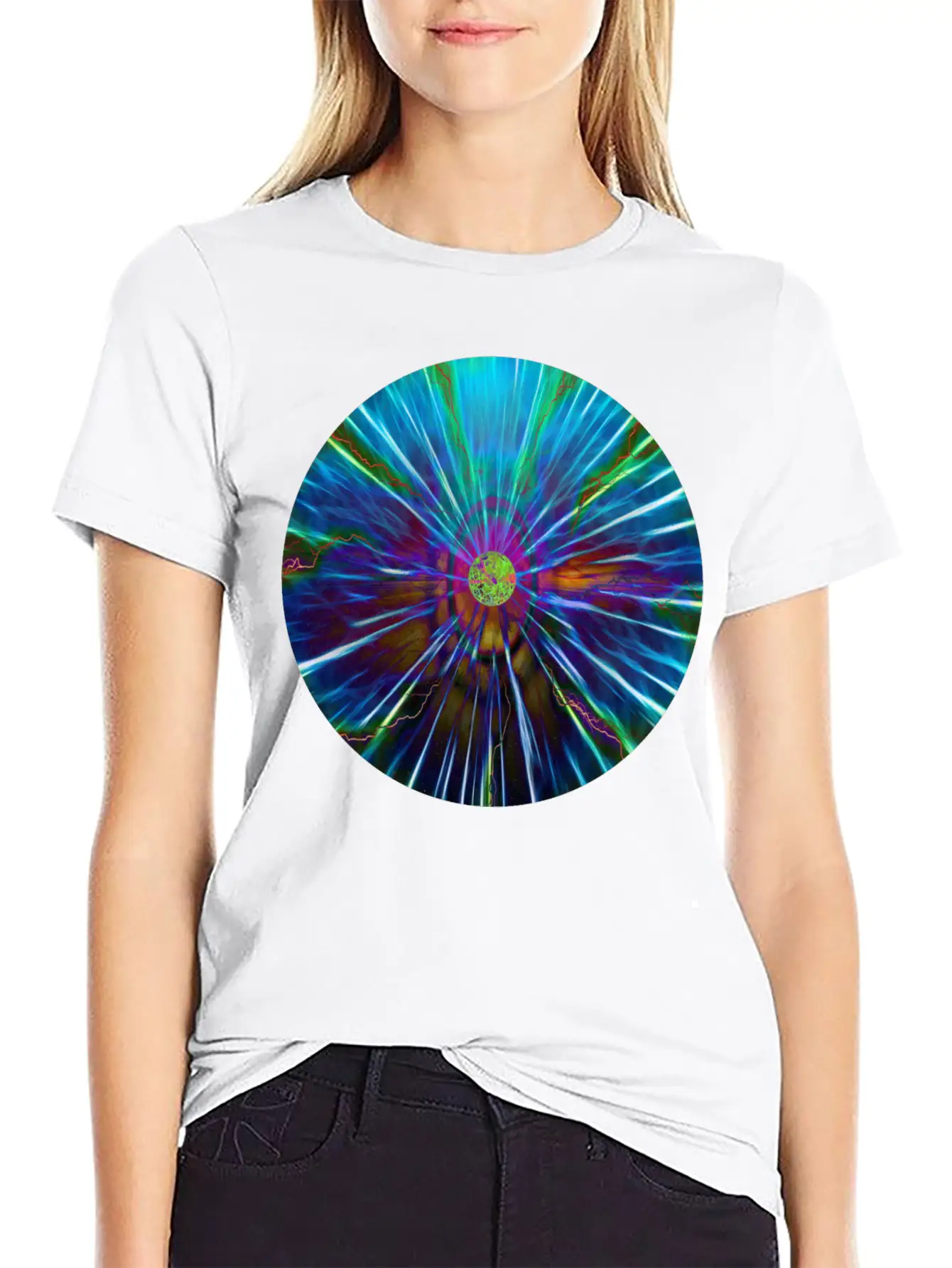 Magnetic Field Sphere Stylish Everyday T-Shirt – Unisex Basic Cotton Tee