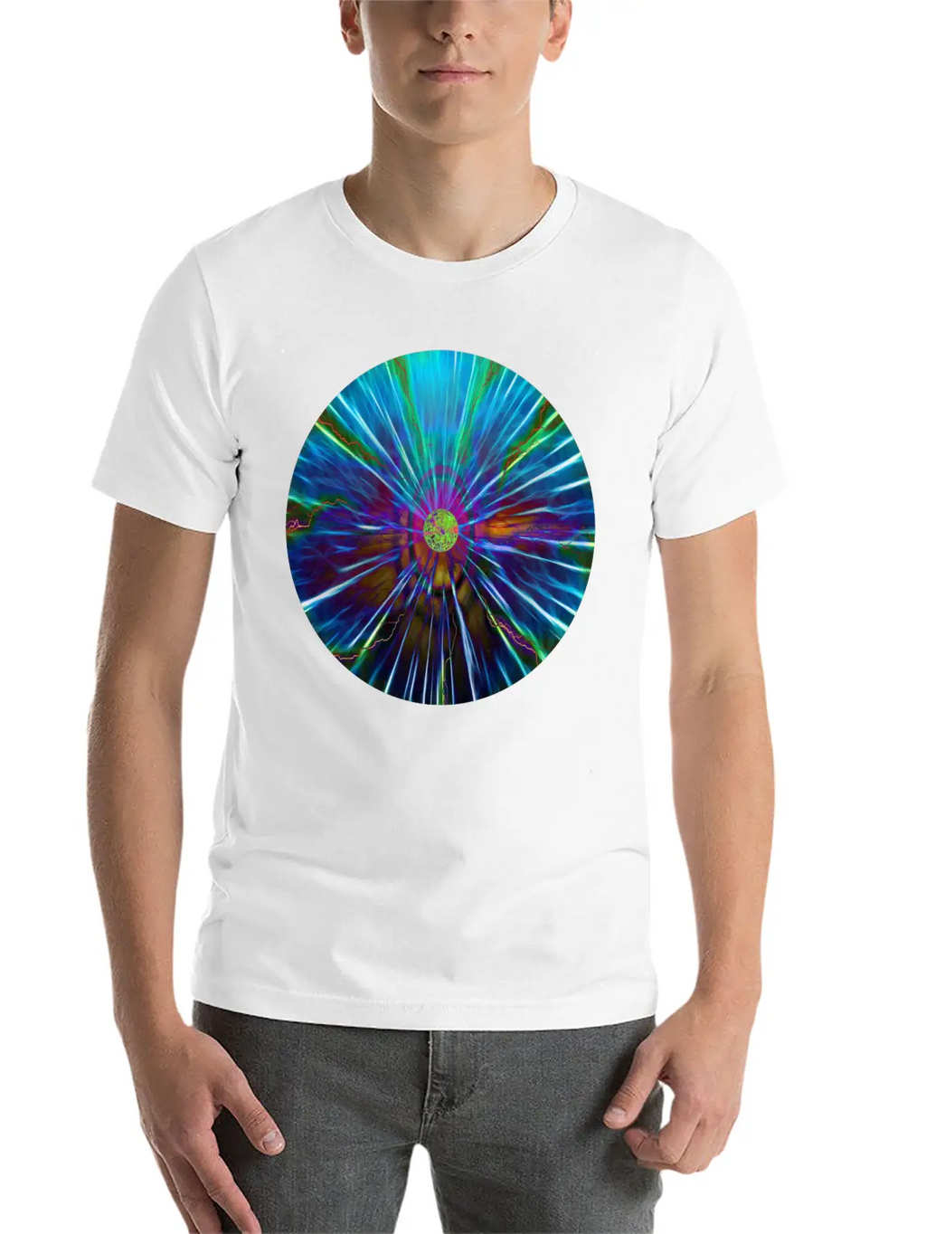 Magnetic Field Sphere Stylish Everyday T-Shirt – Unisex Basic Cotton Tee