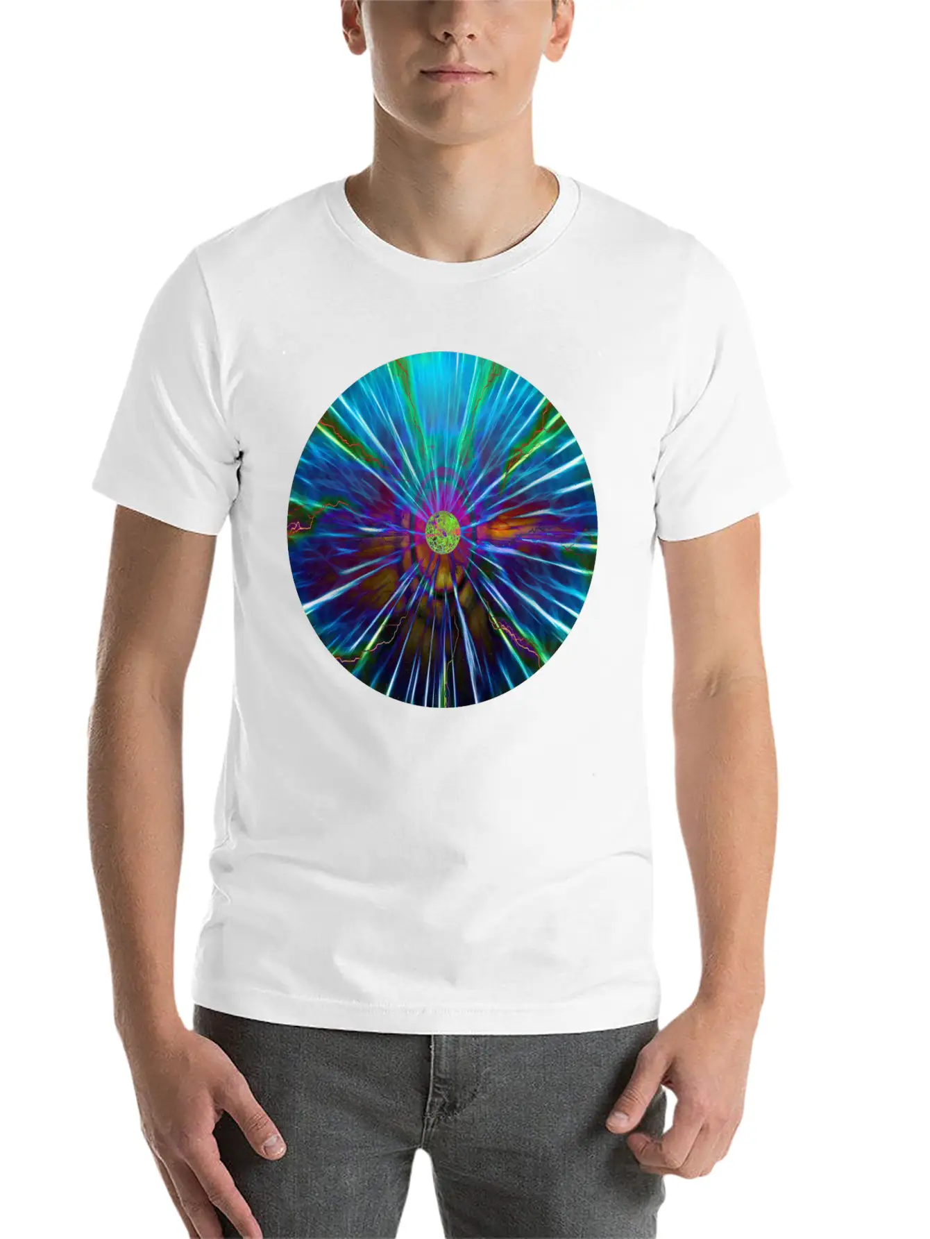 Magnetic Field Sphere Stylish Everyday T-Shirt – Unisex Basic Cotton Tee