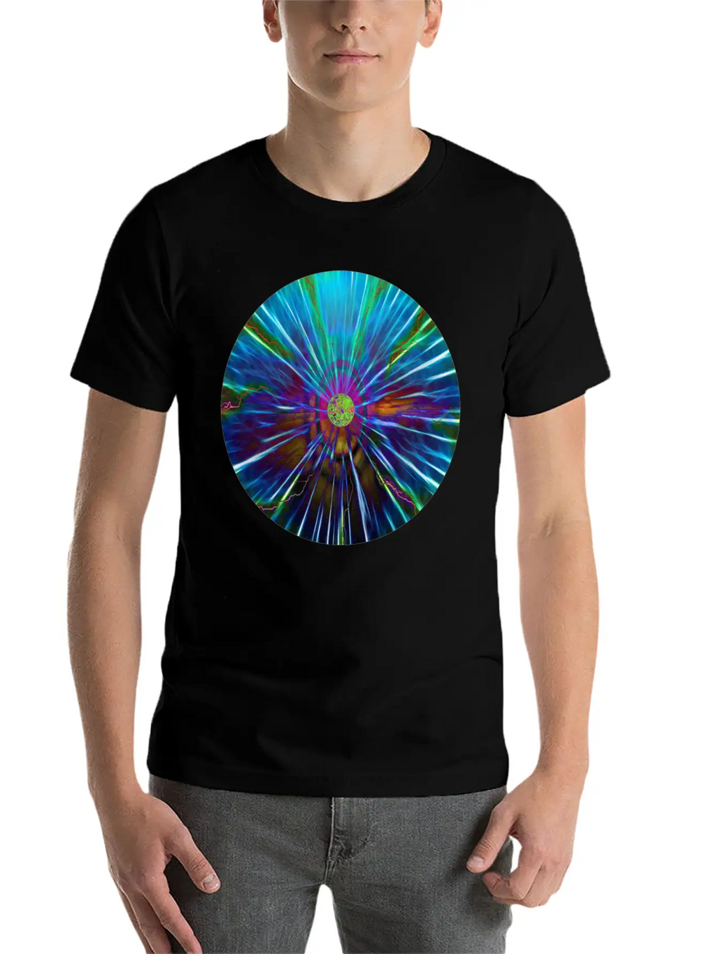 Magnetic Field Sphere Stylish Everyday T-Shirt – Unisex Basic Cotton Tee