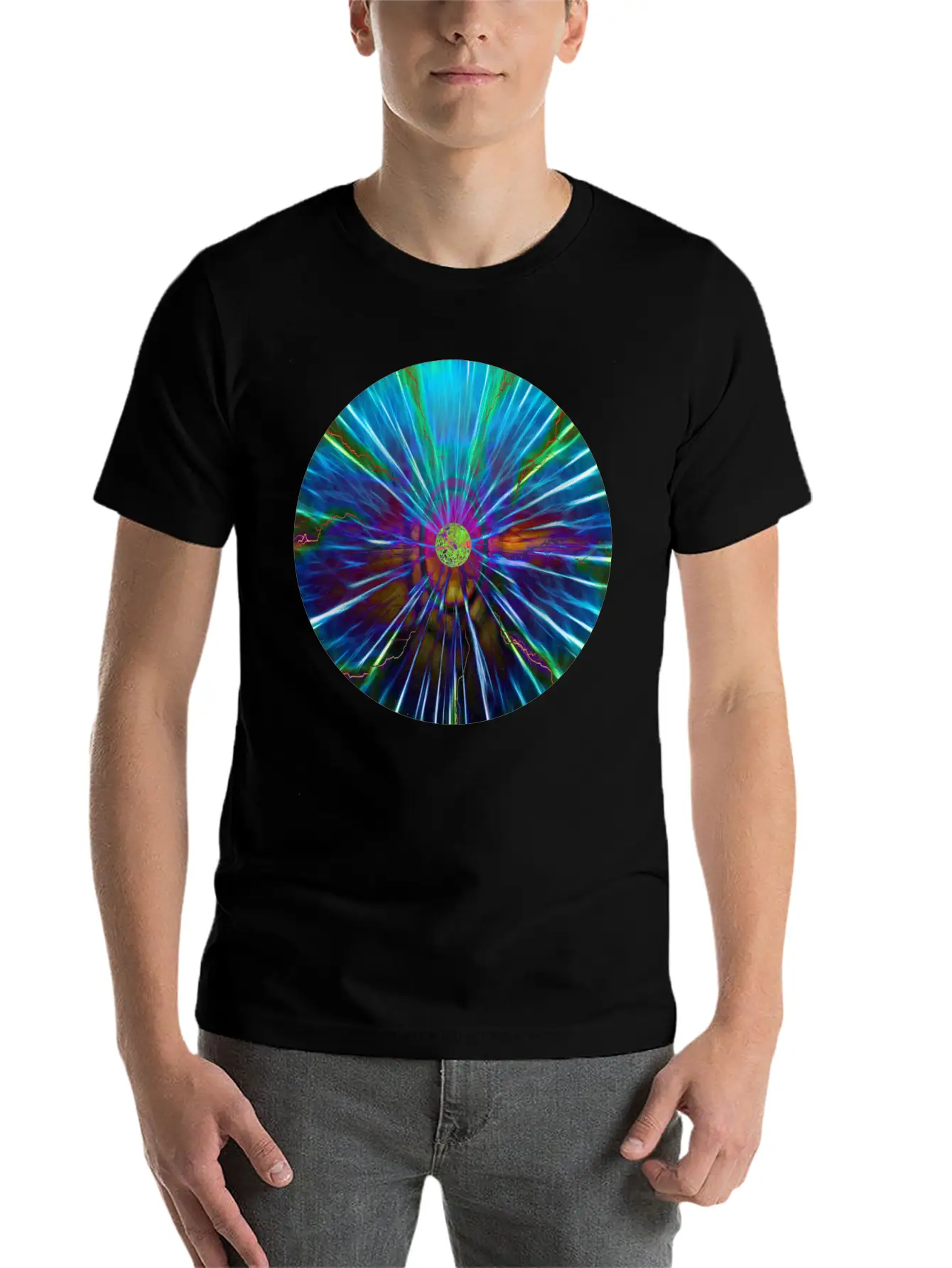 Magnetic Field Sphere Stylish Everyday T-Shirt – Unisex Basic Cotton Tee
