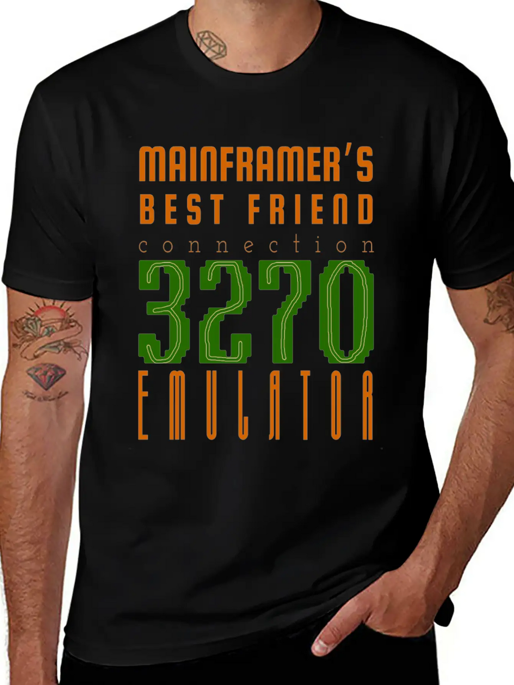 Mainframe Computer 3270 Emulator Casual Graphic T-Shirt – Simple And Comfortable Daily Wear