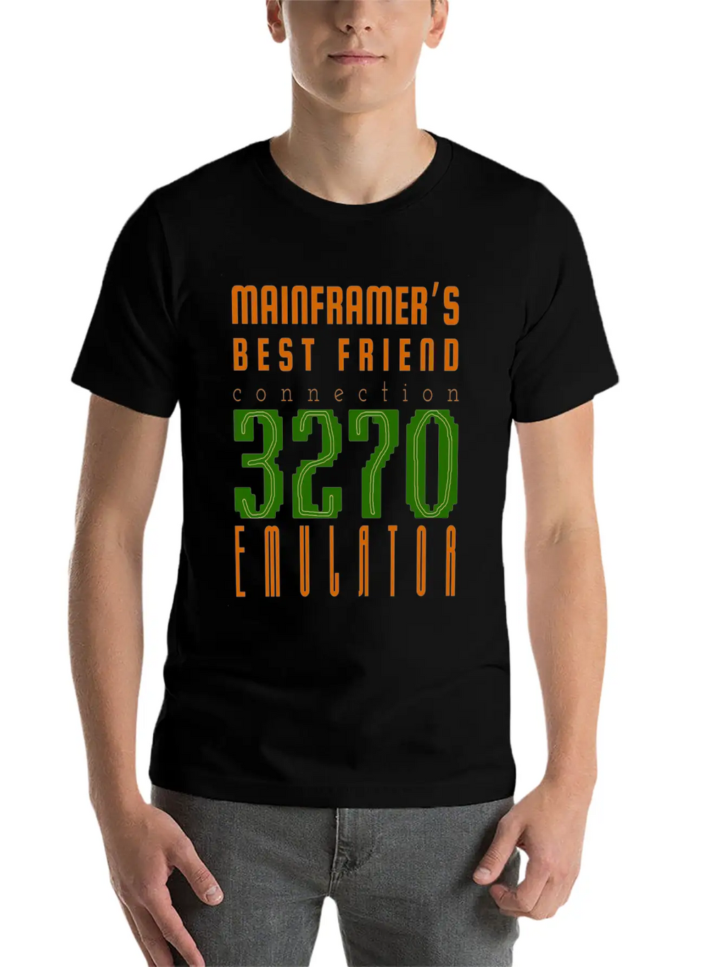 Mainframe Computer 3270 Emulator Casual Graphic T-Shirt – Simple And Comfortable Daily Wear