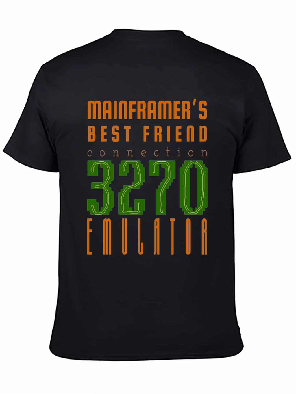 Mainframe Computer 3270 Emulator Casual Graphic T-Shirt – Simple And Comfortable Daily Wear