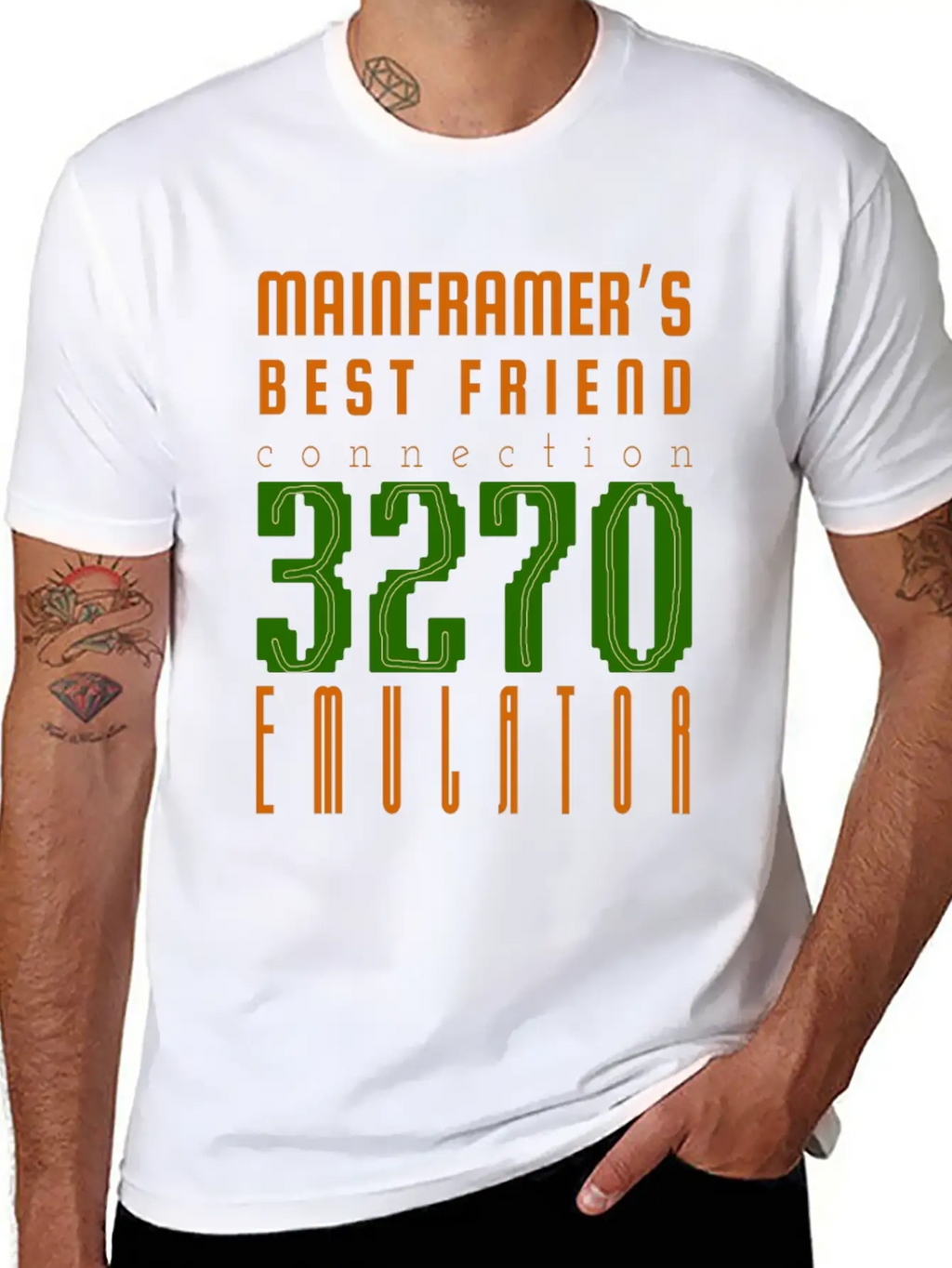 Mainframe Computer 3270 Emulator Casual Graphic T-Shirt – Simple And Comfortable Daily Wear