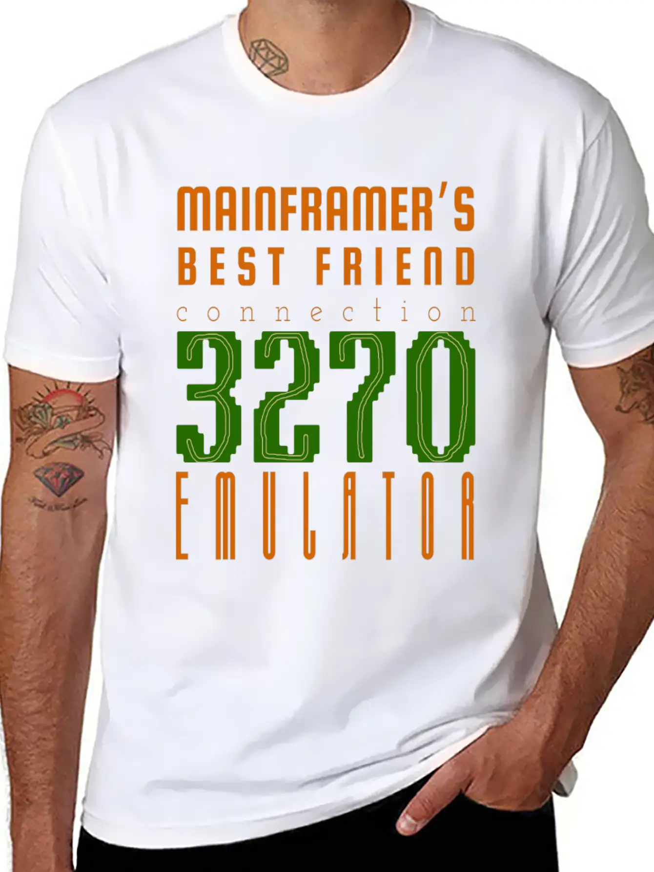 Mainframe Computer 3270 Emulator Casual Graphic T-Shirt – Simple And Comfortable Daily Wear