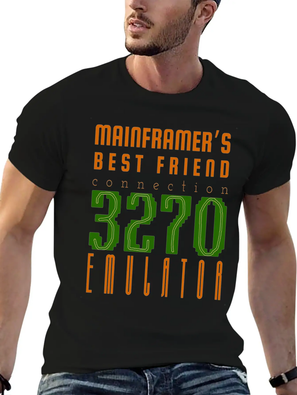 Mainframe Computer 3270 Emulator Casual Graphic T-Shirt – Simple And Comfortable Daily Wear
