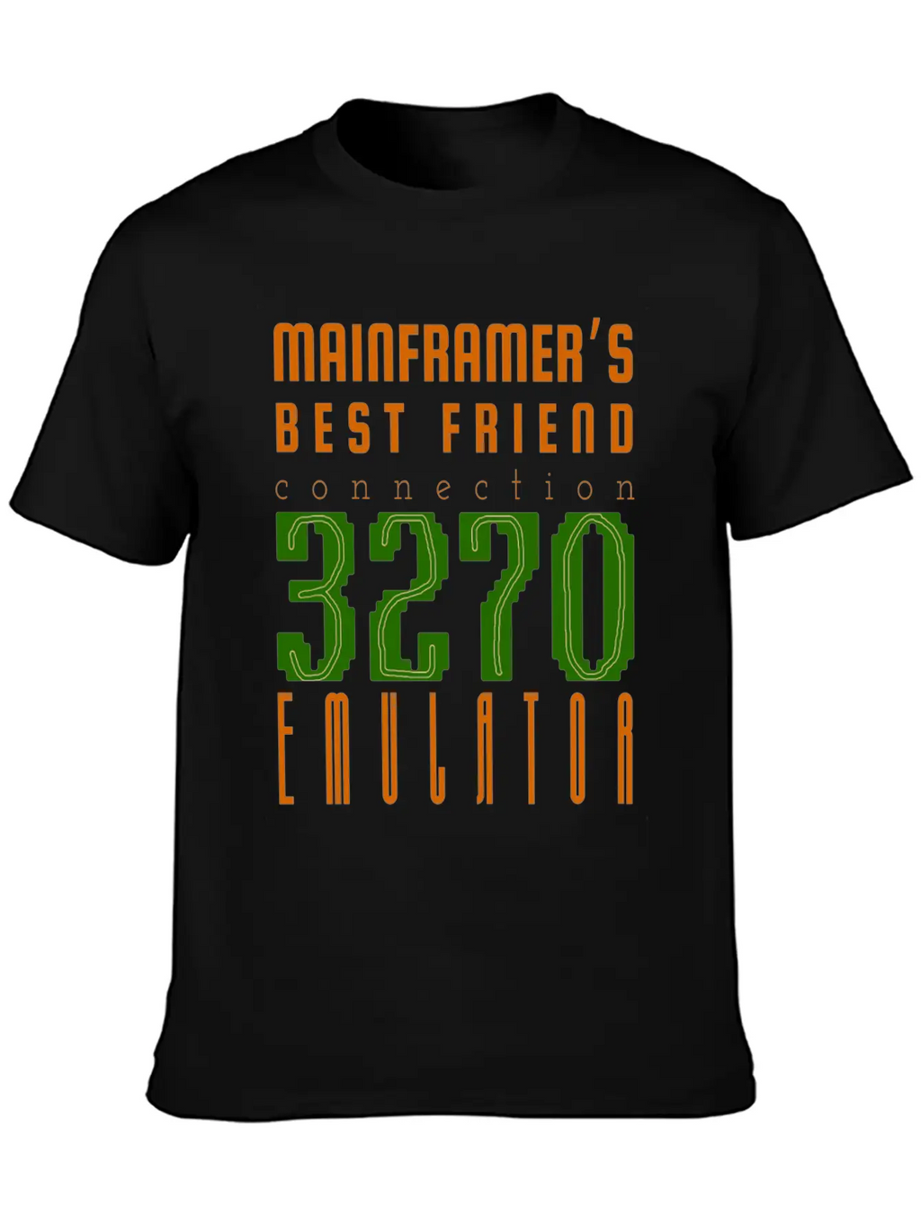 Mainframe Computer 3270 Emulator Casual Graphic T-Shirt – Simple And Comfortable Daily Wear