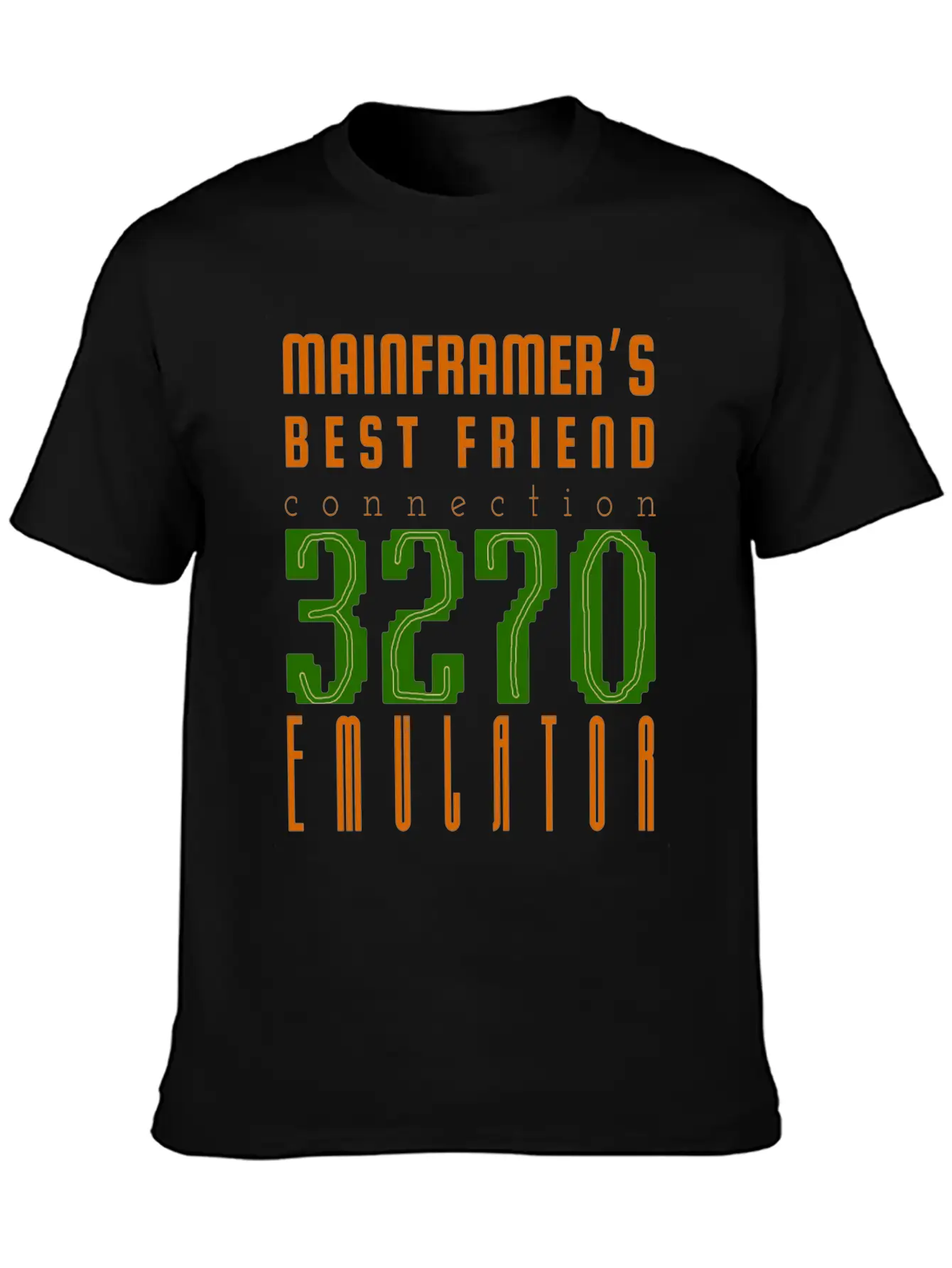 Mainframe Computer 3270 Emulator Casual Graphic T-Shirt – Simple And Comfortable Daily Wear