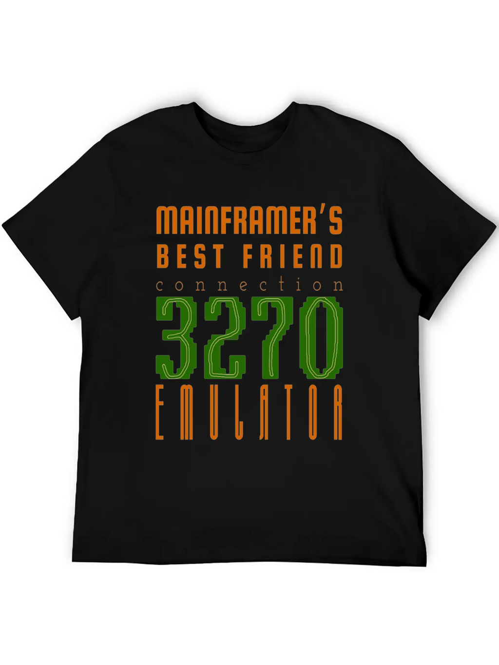 Mainframe Computer 3270 Emulator Casual Graphic T-Shirt – Simple And Comfortable Daily Wear