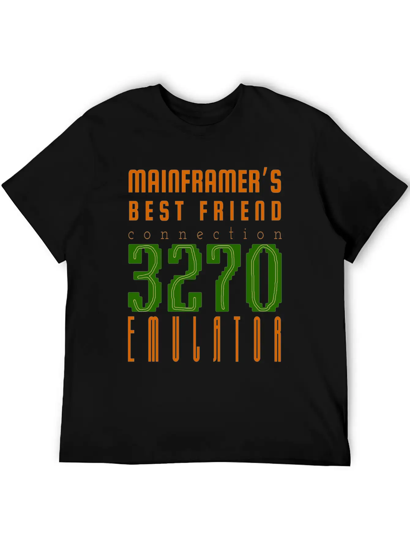 Mainframe Computer 3270 Emulator Casual Graphic T-Shirt – Simple And Comfortable Daily Wear