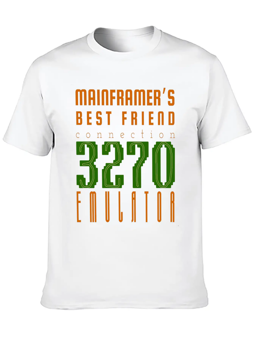 Mainframe Computer 3270 Emulator Casual Graphic T-Shirt – Simple And Comfortable Daily Wear