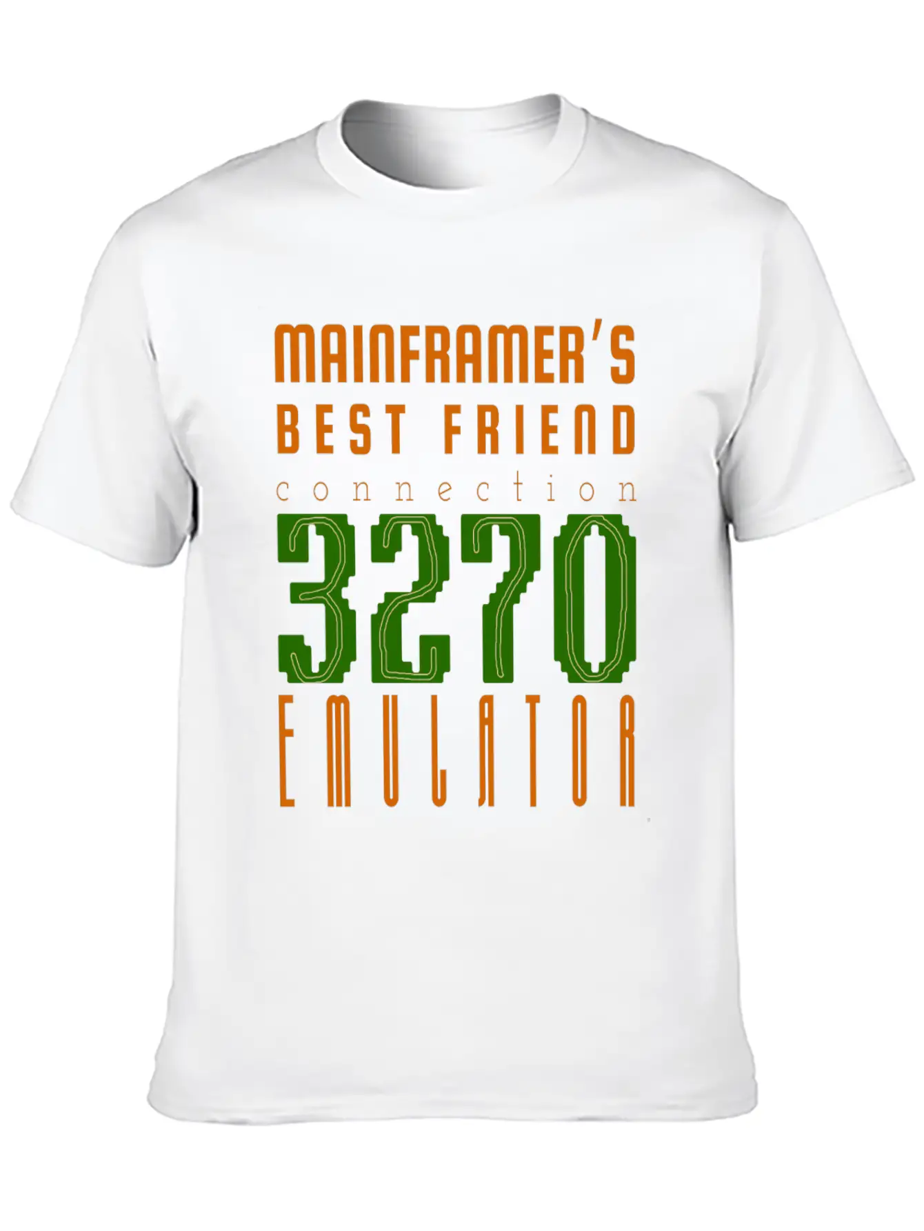 Mainframe Computer 3270 Emulator Casual Graphic T-Shirt – Simple And Comfortable Daily Wear