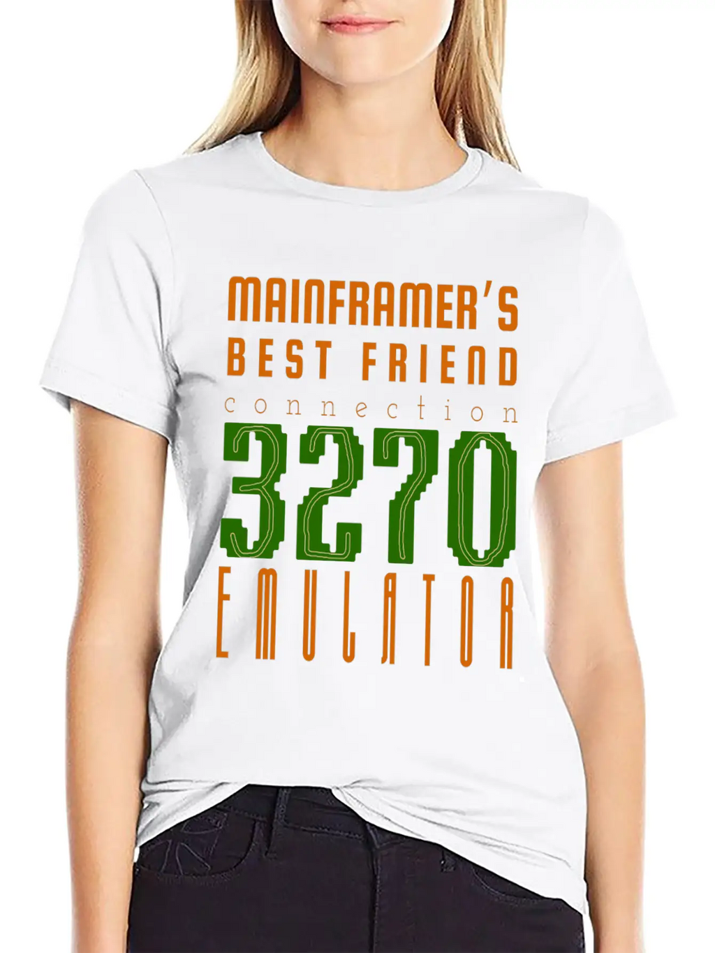 Mainframe Computer 3270 Emulator Casual Graphic T-Shirt – Simple And Comfortable Daily Wear