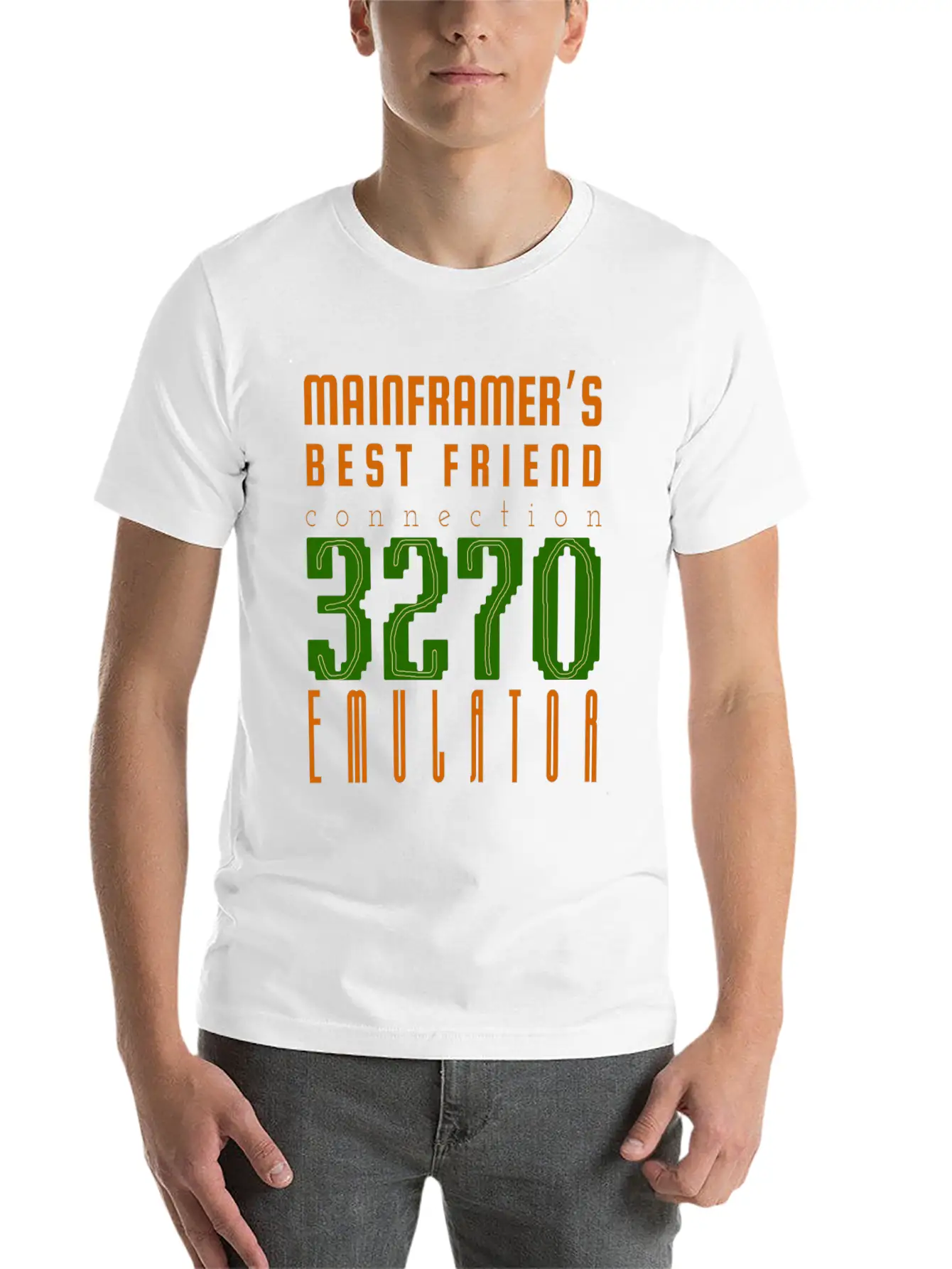 Mainframe Computer 3270 Emulator Casual Graphic T-Shirt – Simple And Comfortable Daily Wear