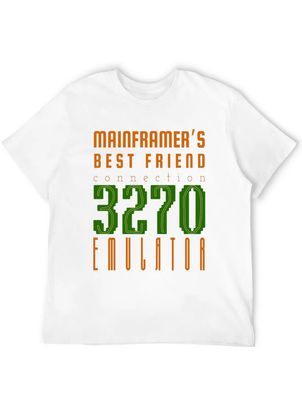 Mainframe Computer 3270 Emulator Casual Graphic T-Shirt – Simple And Comfortable Daily Wear