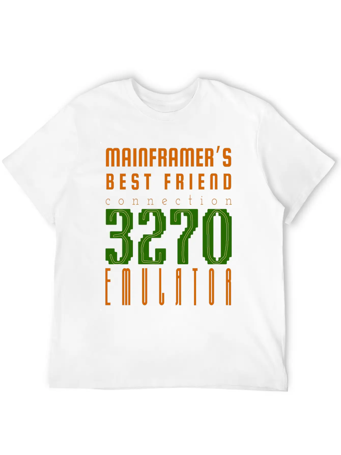 Mainframe Computer 3270 Emulator Casual Graphic T-Shirt – Simple And Comfortable Daily Wear