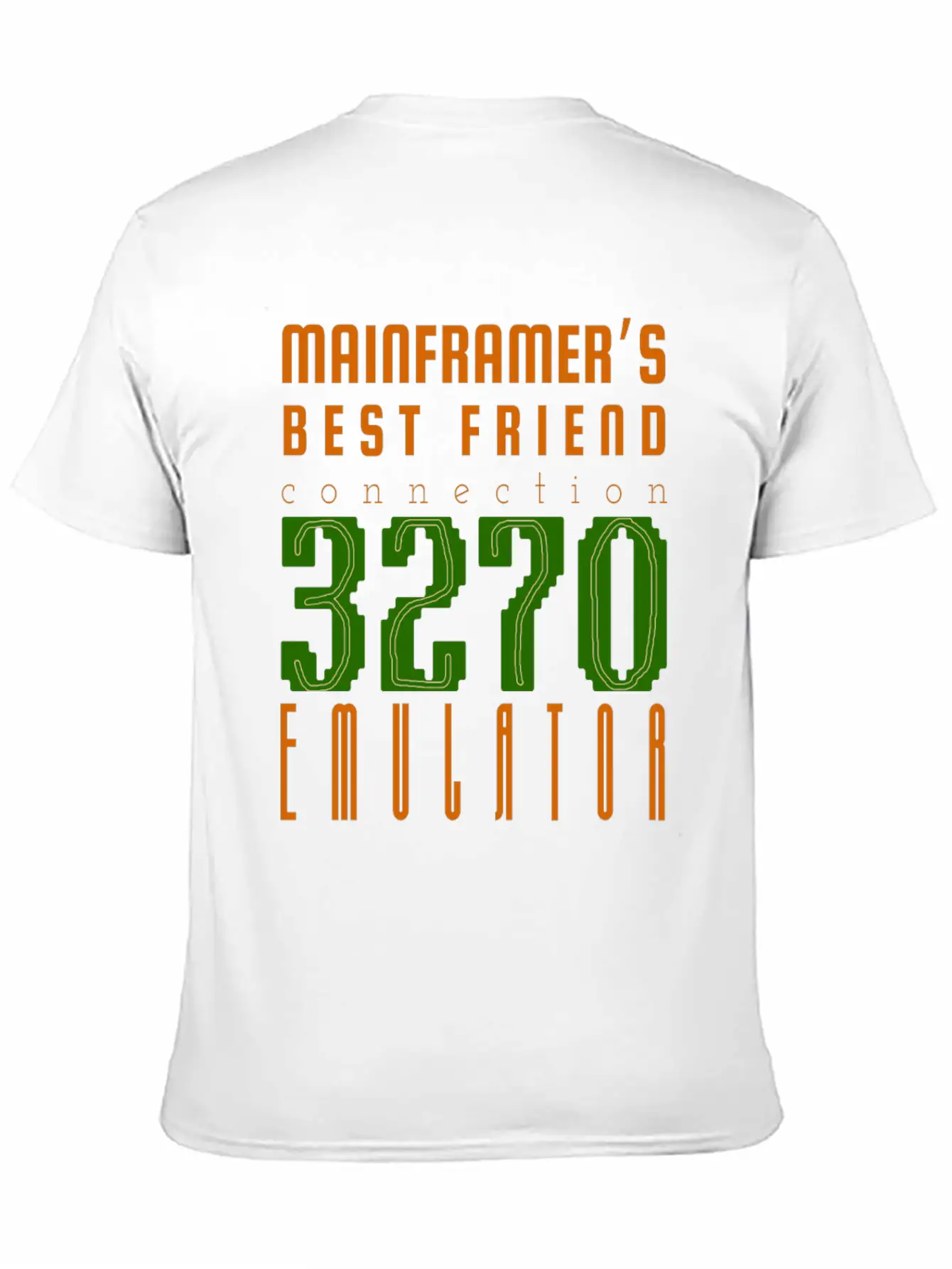 Mainframe Computer 3270 Emulator Casual Graphic T-Shirt – Simple And Comfortable Daily Wear
