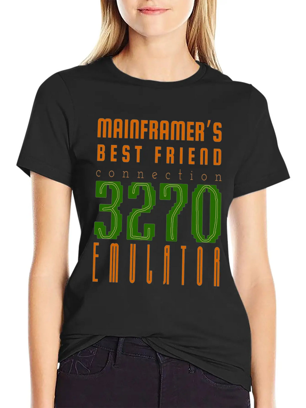 Mainframe Computer 3270 Emulator Casual Graphic T-Shirt – Simple And Comfortable Daily Wear