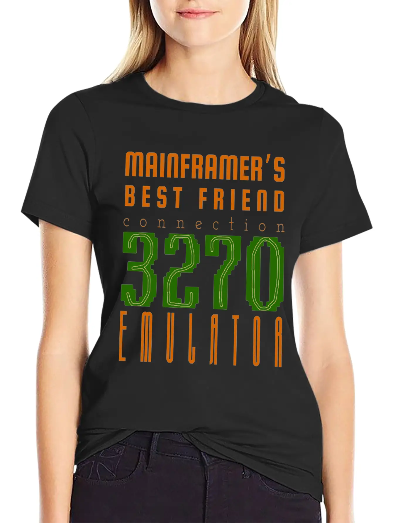 Mainframe Computer 3270 Emulator Casual Graphic T-Shirt – Simple And Comfortable Daily Wear